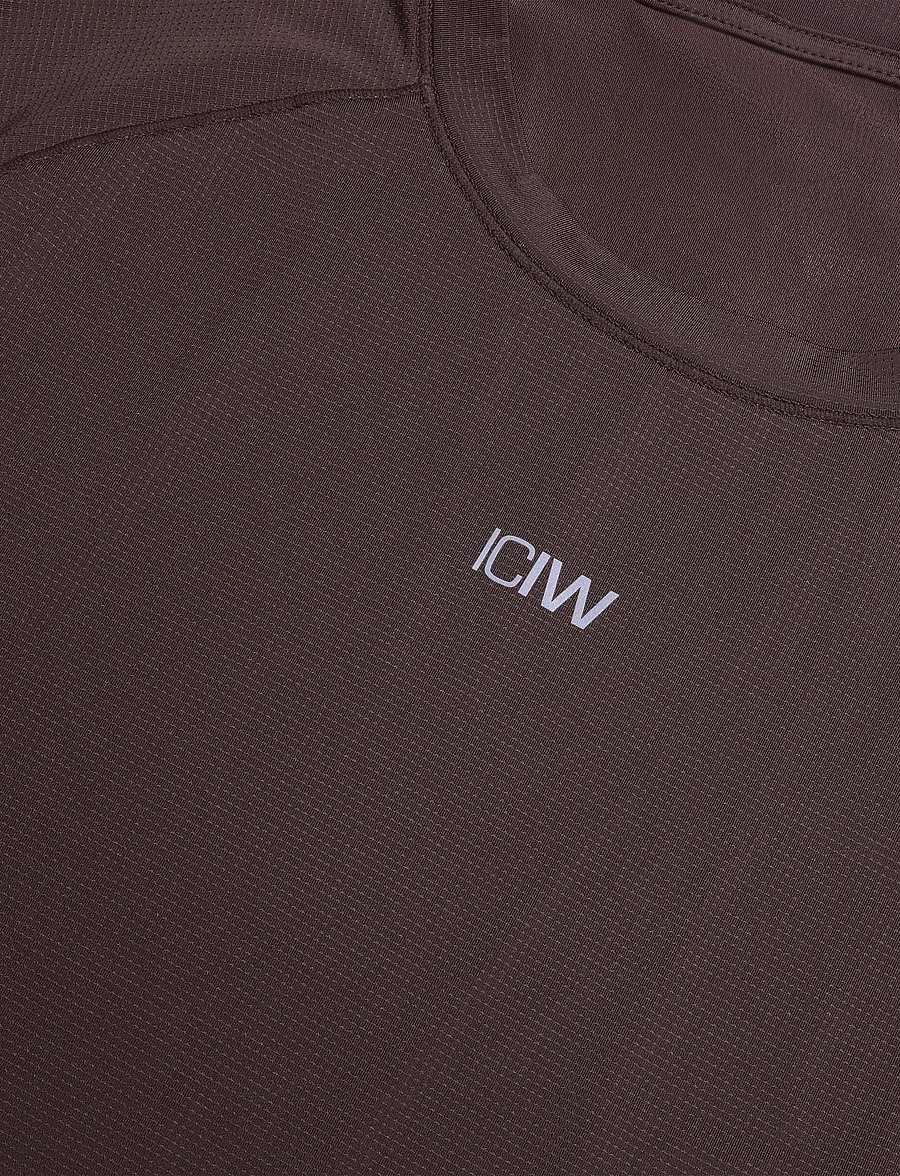 ICANIWILL - Mirage Cardio T-shirt M - t-shirts - forest brown - 5