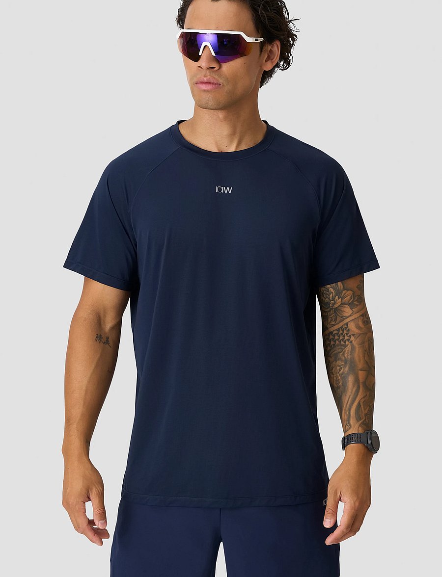 ICANIWILL - Mirage Cardio T-shirt M - alussärgid ja t-särgid - midnight blue - 0
