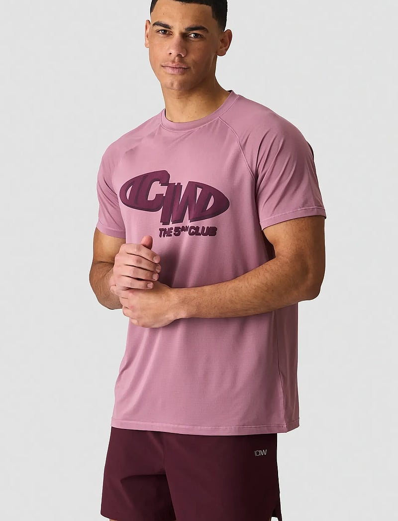 ICANIWILL - Mirage Cardio T-shirt M - alussärgid ja t-särgid - orchid pink - 0