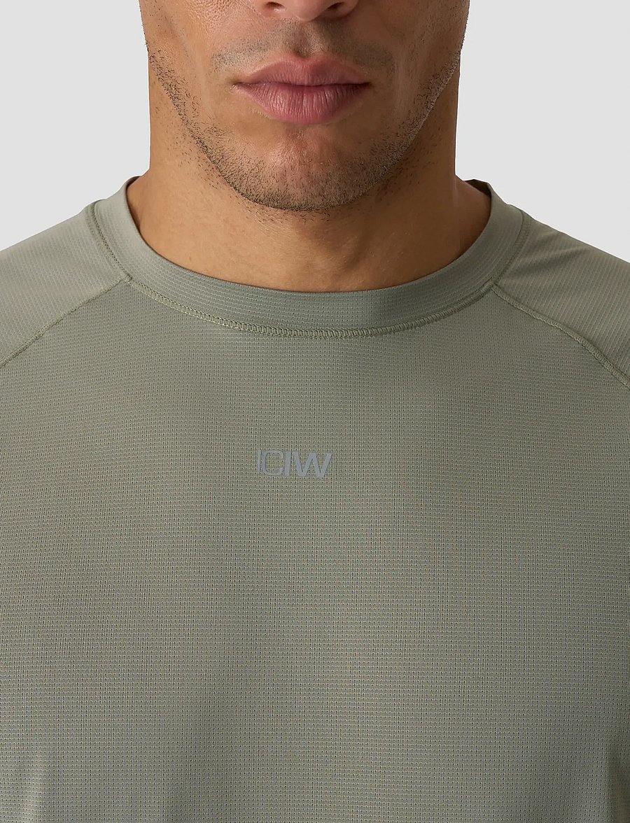 ICANIWILL - Mirage Cardio T-shirt M - oberteile & t-shirts - willow green - 4