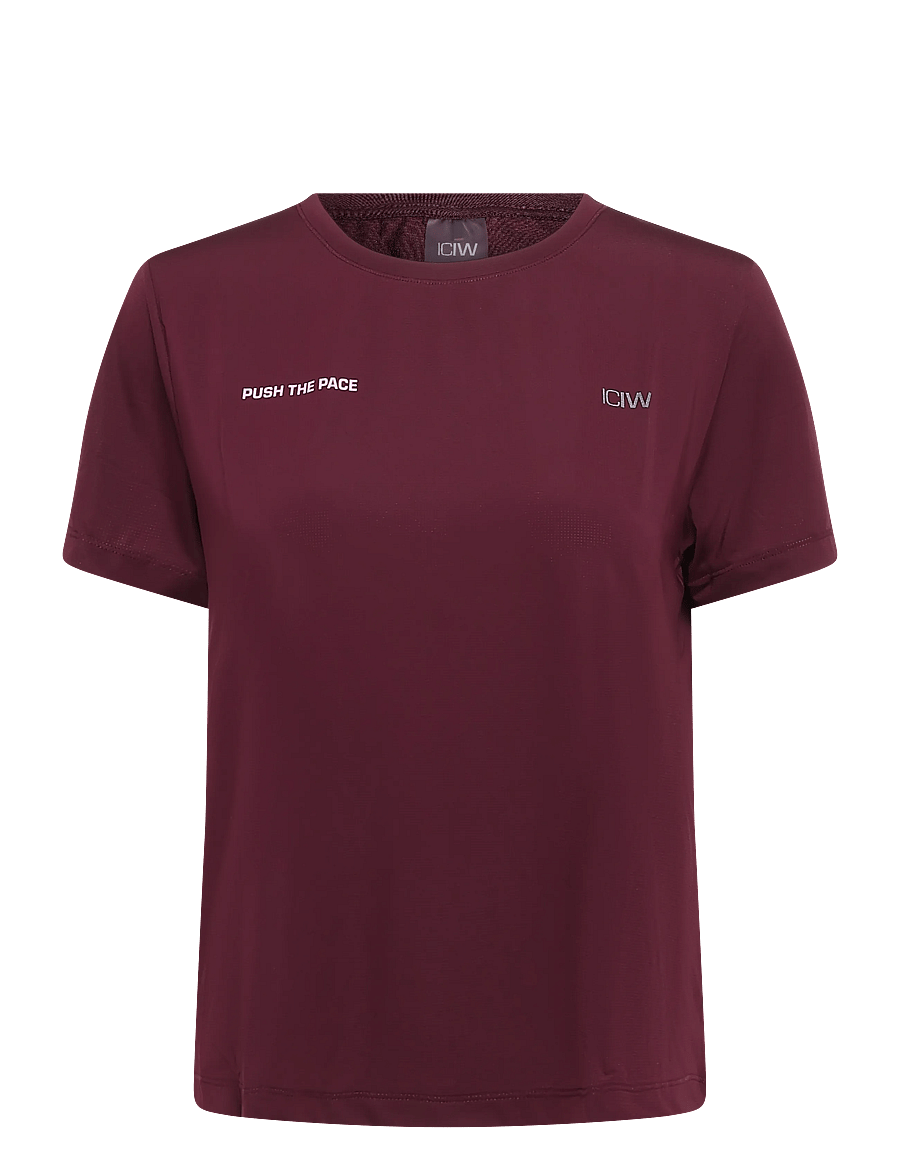 ICANIWILL - Mirage Cardio T-shirt W - t-shirts - dark mahogany - 1