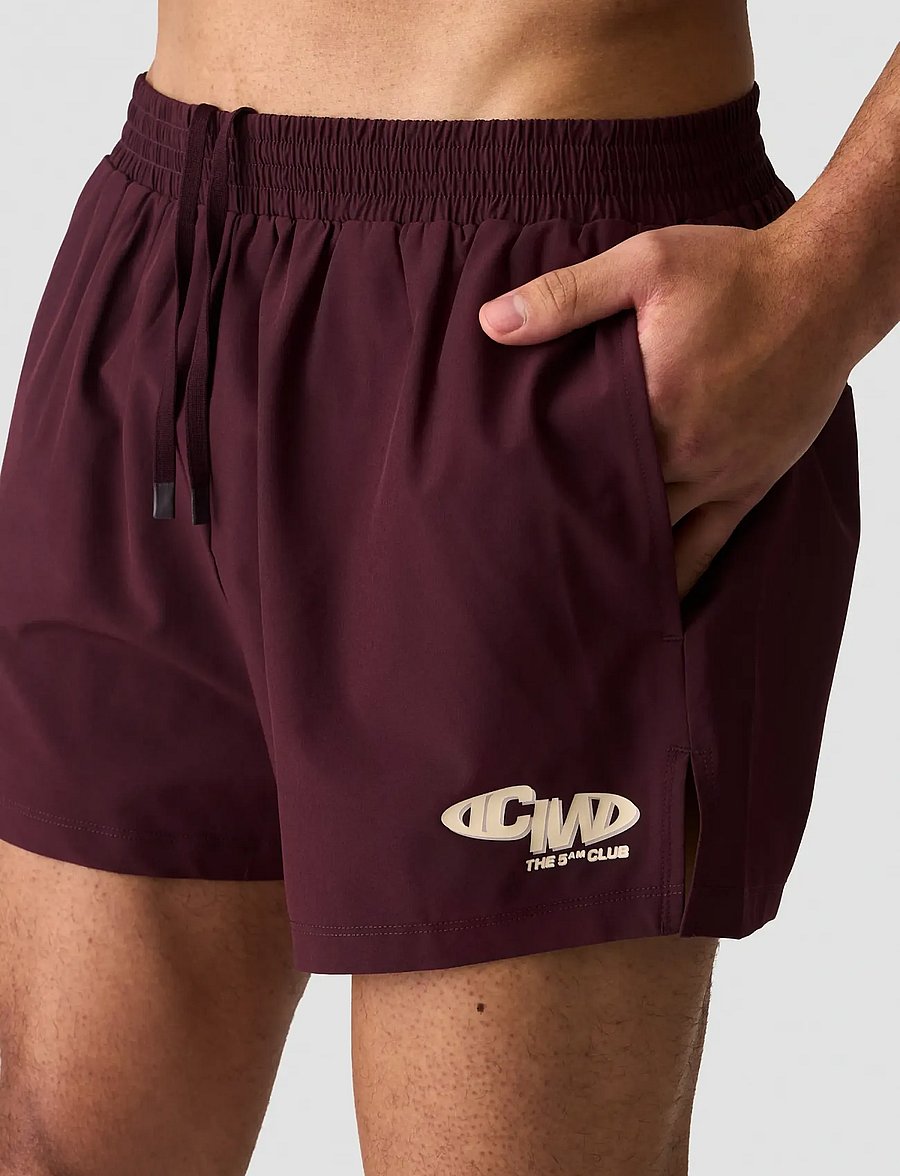 ICANIWILL - Mirage Cardio Shorts 3" M - chaussures de course - maroon - 4