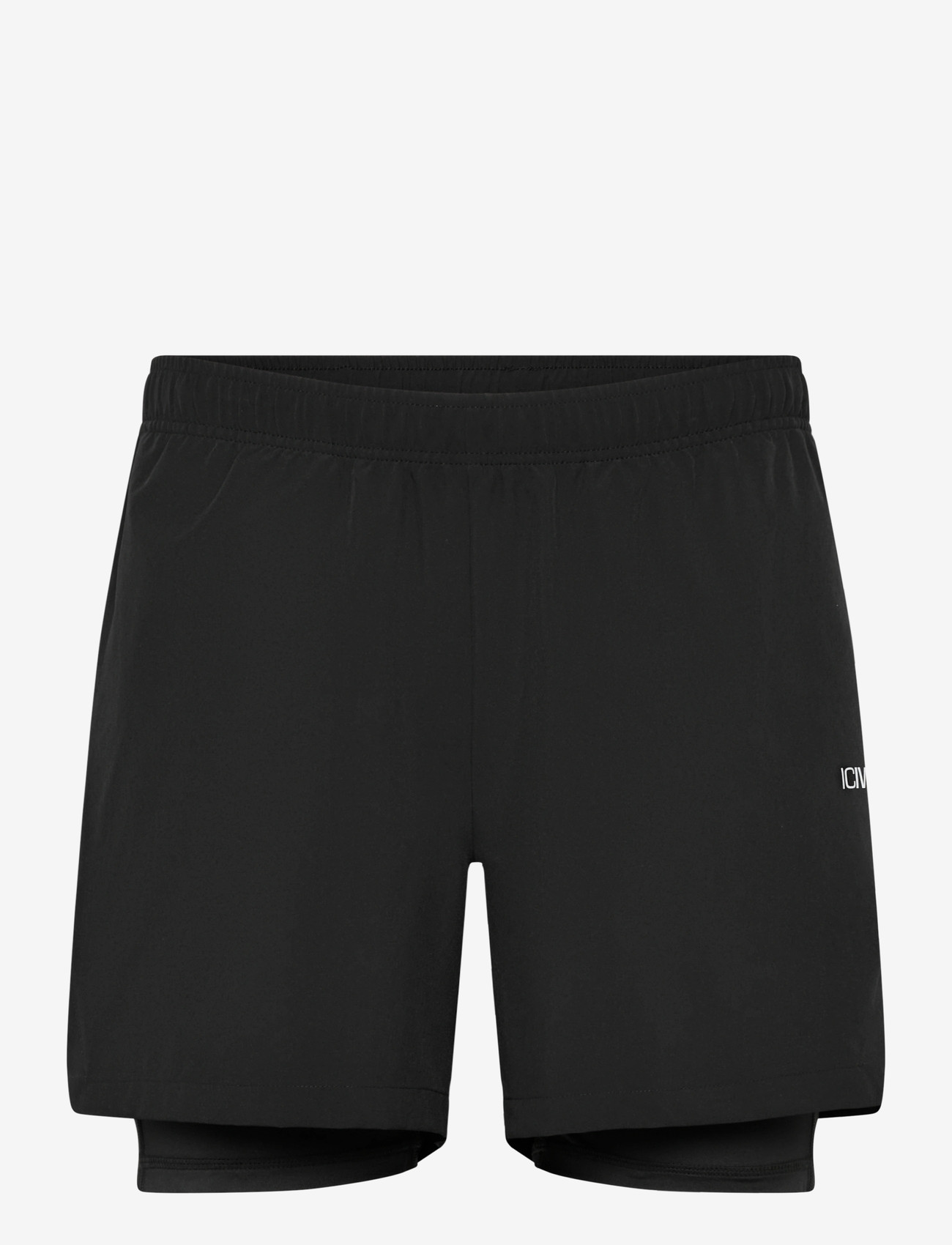 ICANIWILL - Essential Cardio 2-in-1 5'' Shorts M - lühikesed treeningpüksid - black - 1