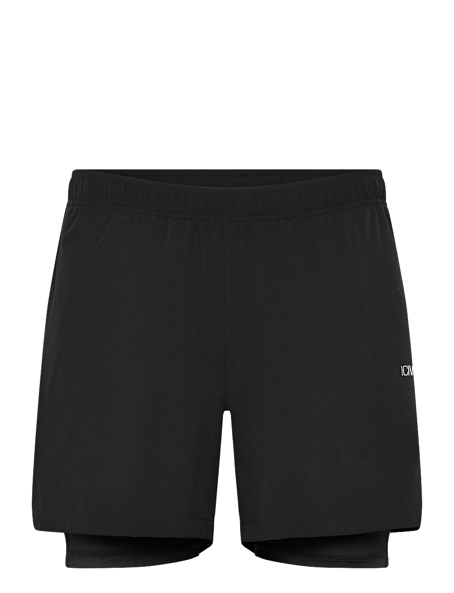 ICANIWILL - Essential Cardio 2-in-1 5'' Shorts M - trainingsshorts - black - 1