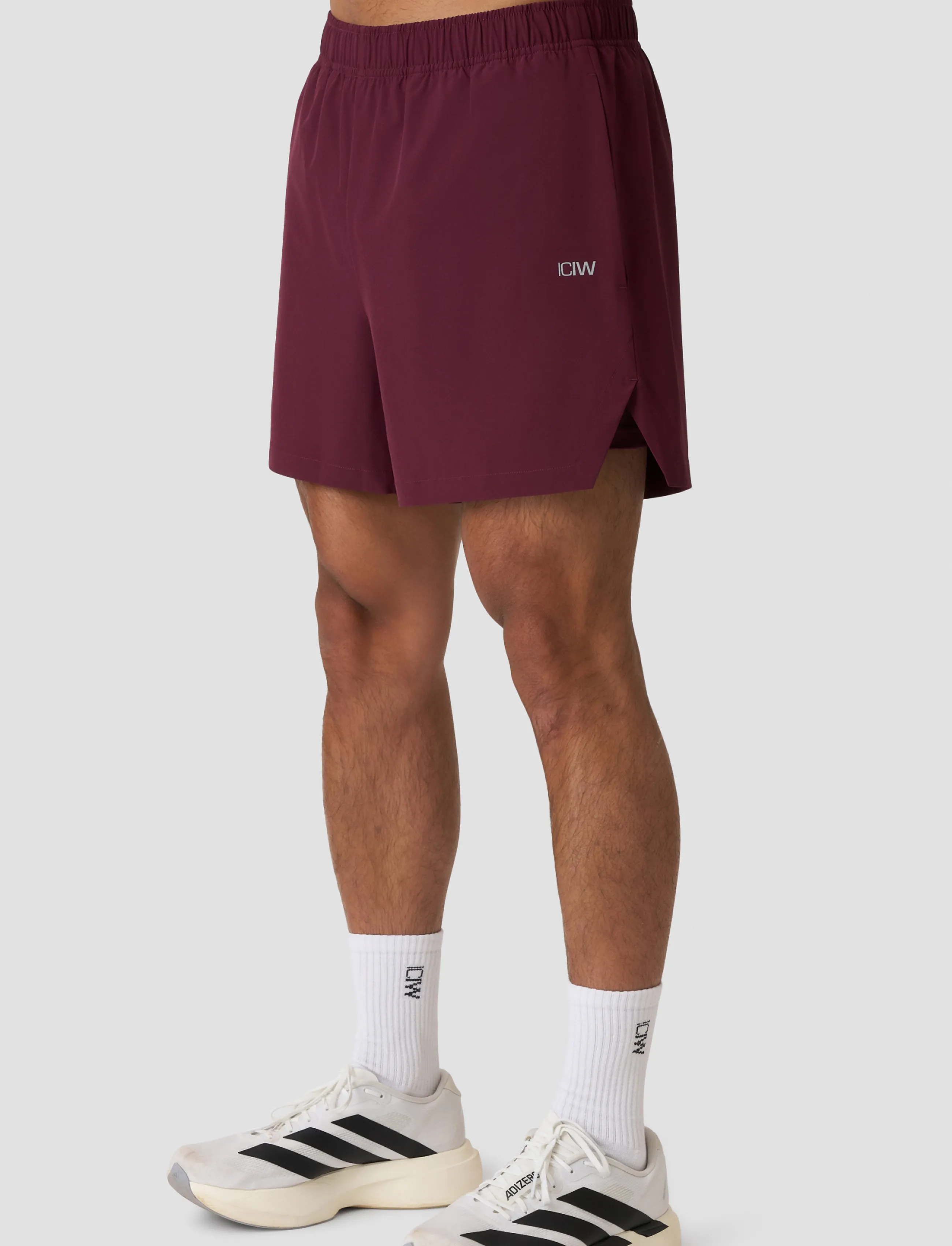 ICANIWILL - Essential Cardio 2-in-1 5'' Shorts M - træningsshorts - dark mahogany - 0