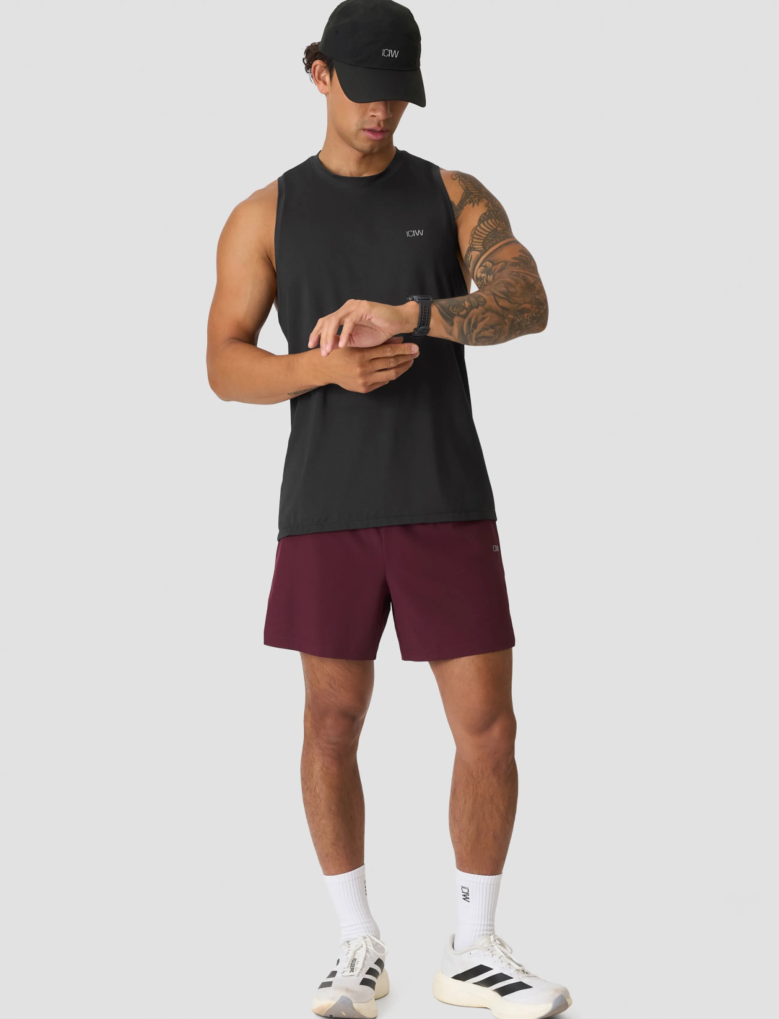 ICANIWILL Essential Cardio 2-In-1 5'' Shorts herr – bild 7
