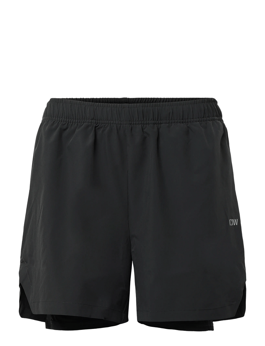 ICANIWILL - Essential Cardio 2-in-1 5'' Shorts M - stormy grey - 1
