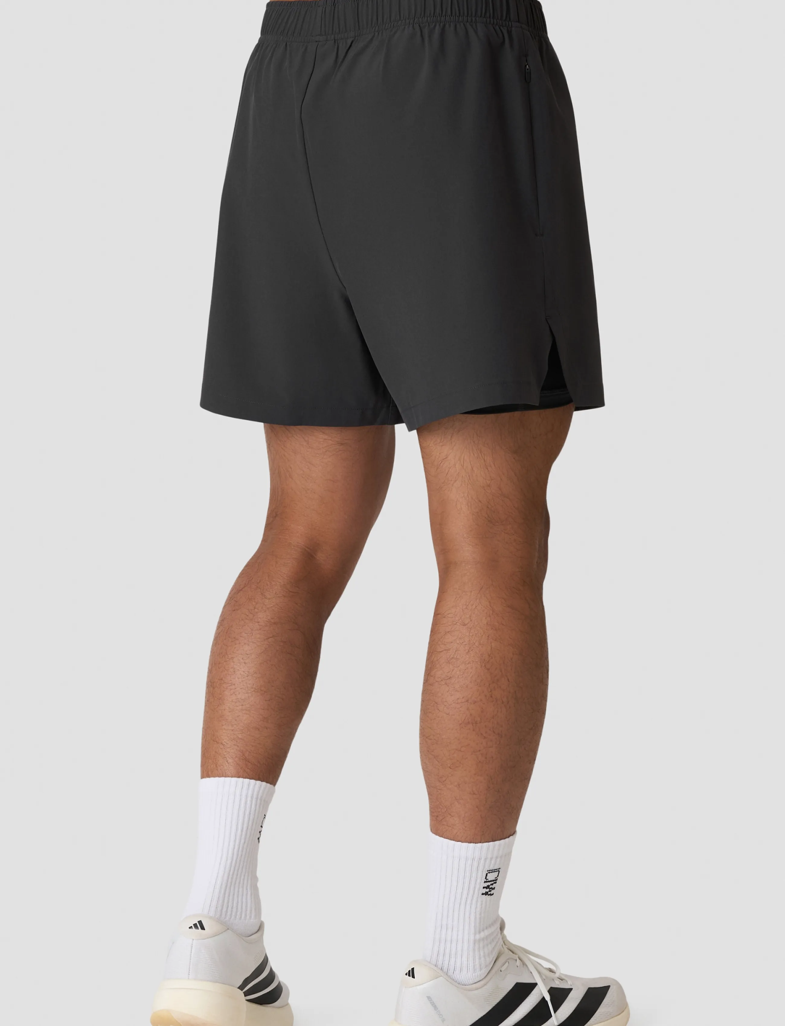 ICANIWILL - Essential Cardio 2-in-1 5'' Shorts M - stormy grey - 3