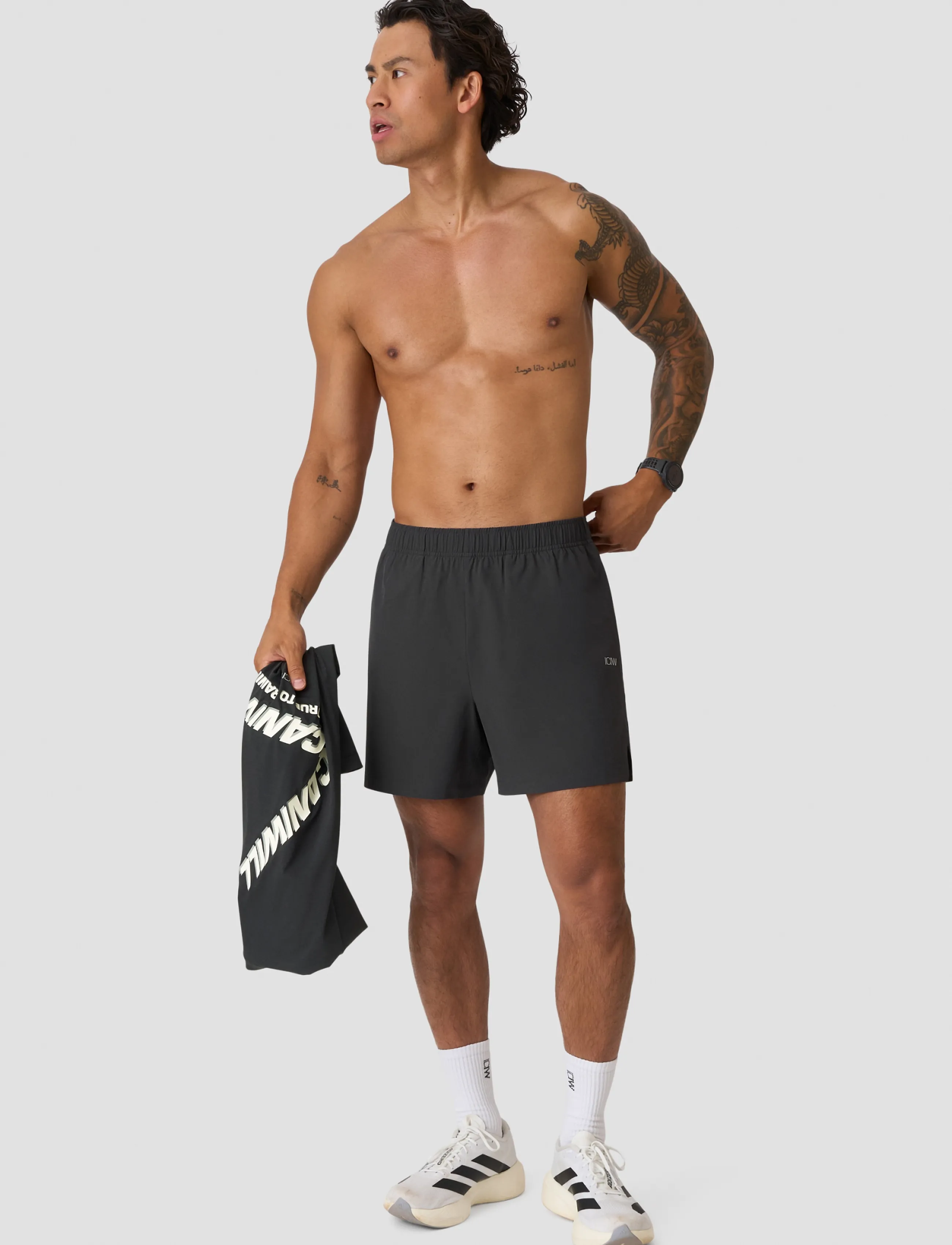 ICANIWILL Essential Cardio 2-In-1 5'' Shorts herr – bild 7