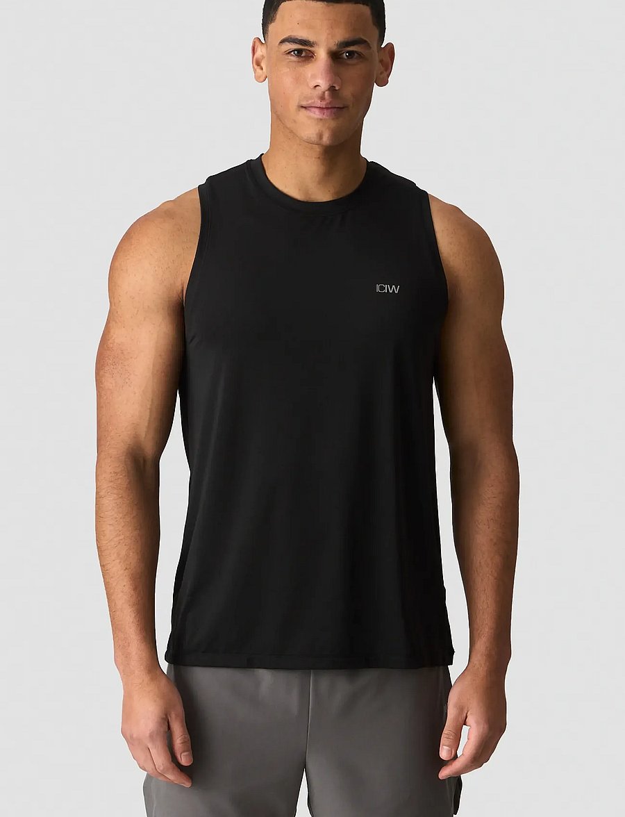 ICANIWILL - Mirage Cardio Tank Top M - Õlapaeltega pluusid - black - 3