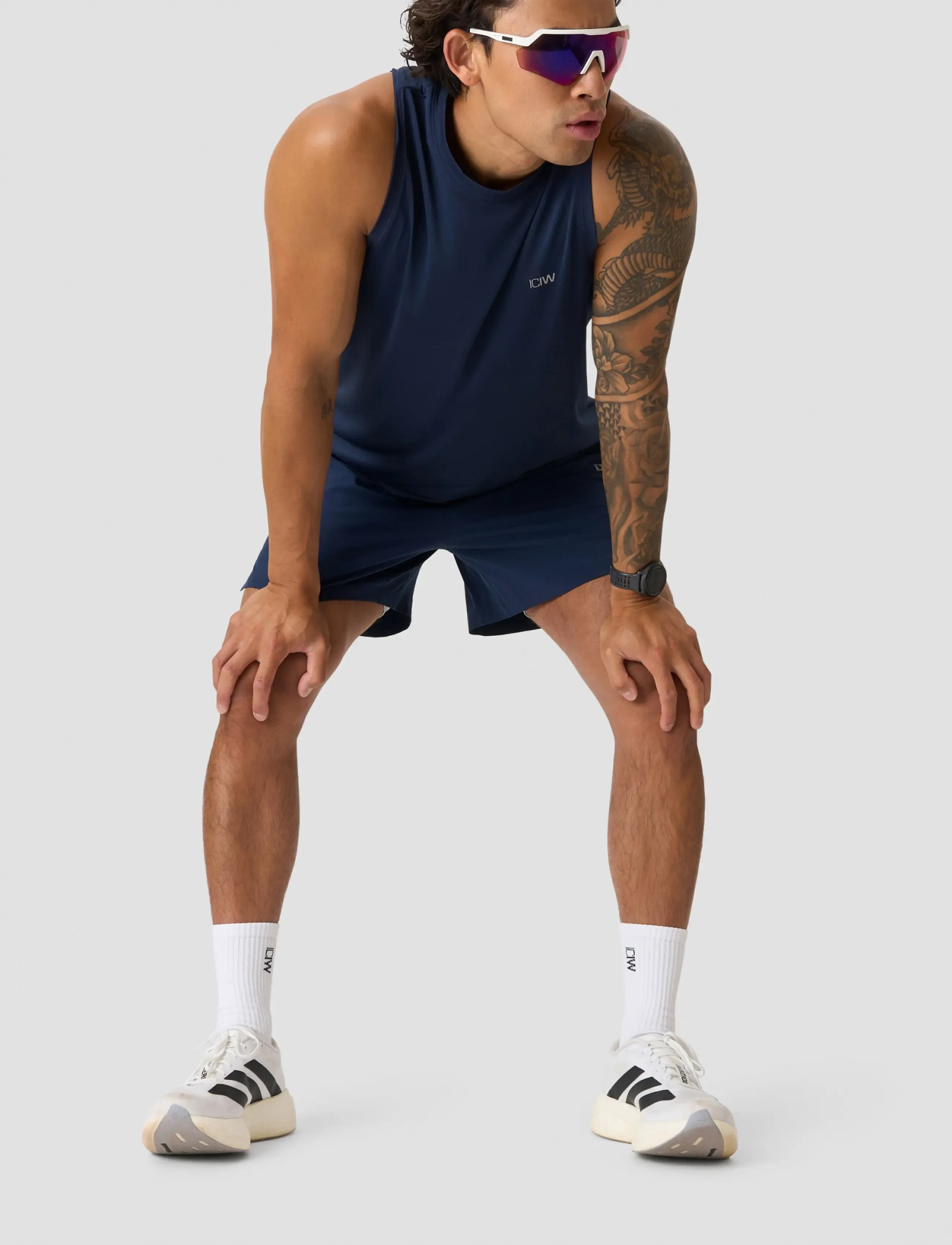 ICANIWILL - Mirage Cardio Tank Top M - Õlapaeltega pluusid - midnight blue - 5