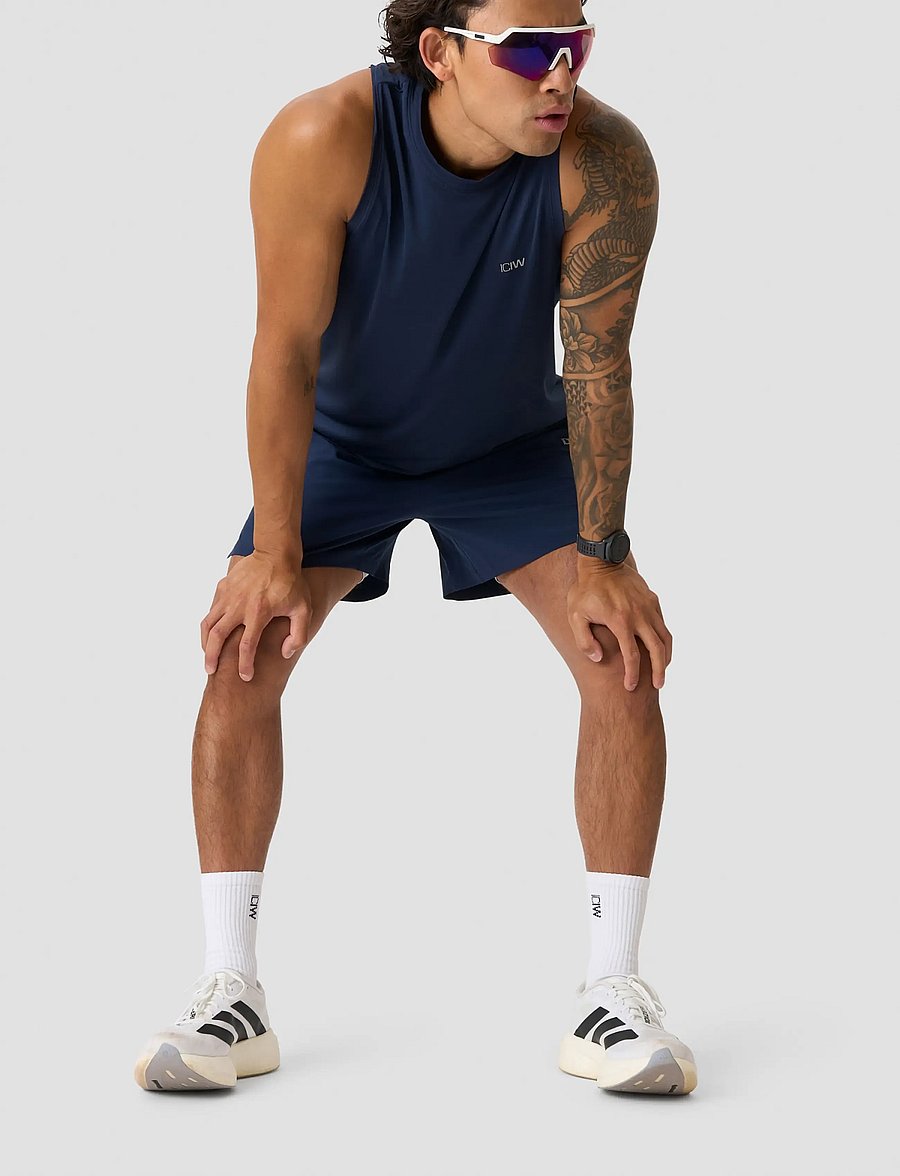 ICANIWILL - Mirage Cardio Tank Top M - Õlapaeltega pluusid - midnight blue - 5
