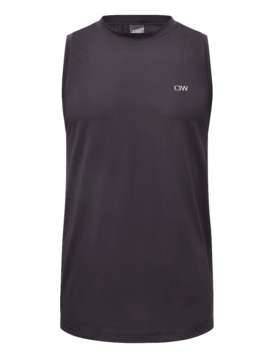 ICANIWILL - Mirage Cardio Tank Top M - tank tops - stormy grey - 1