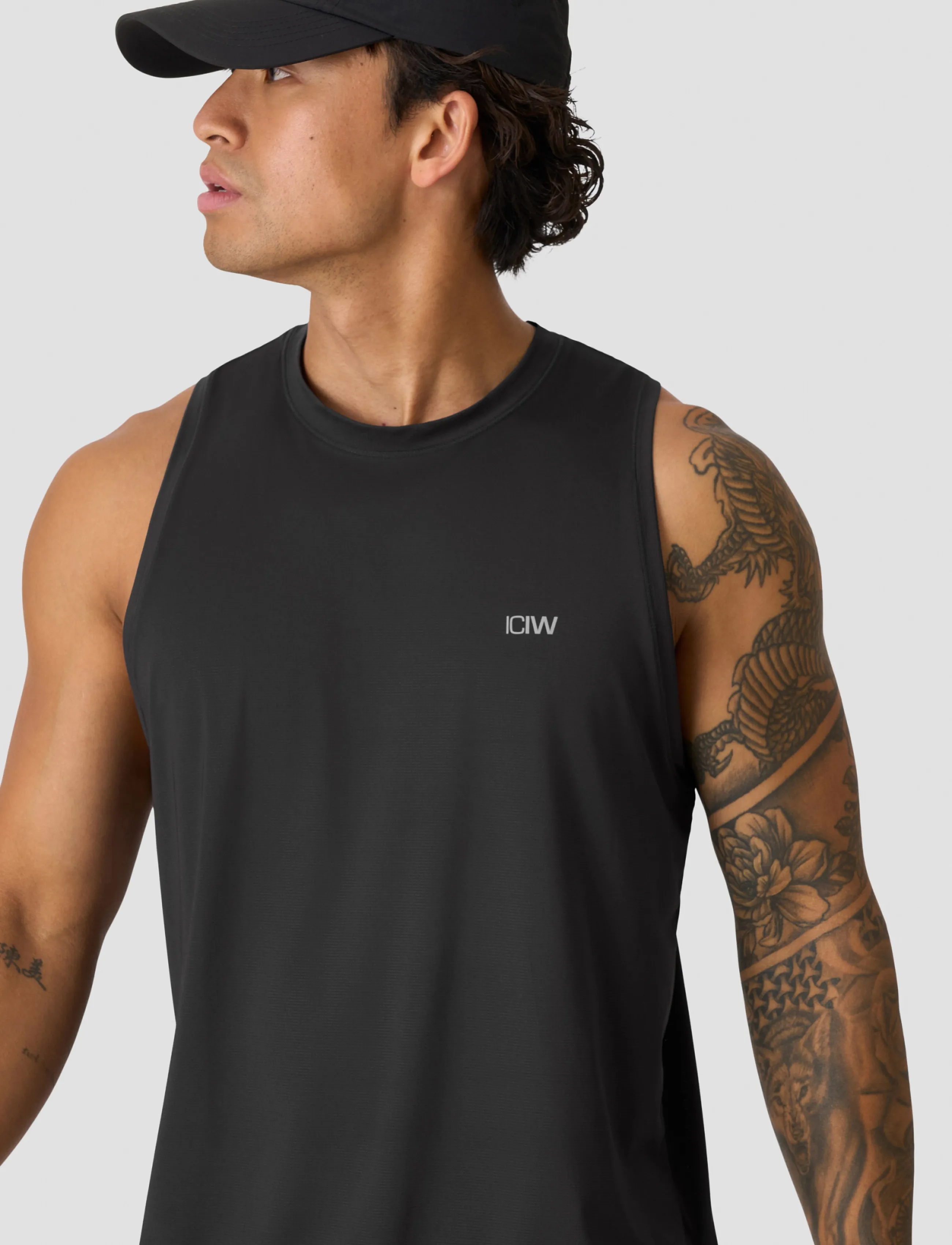 ICANIWILL - Mirage Cardio Tank Top M - tank tops - stormy grey - 4