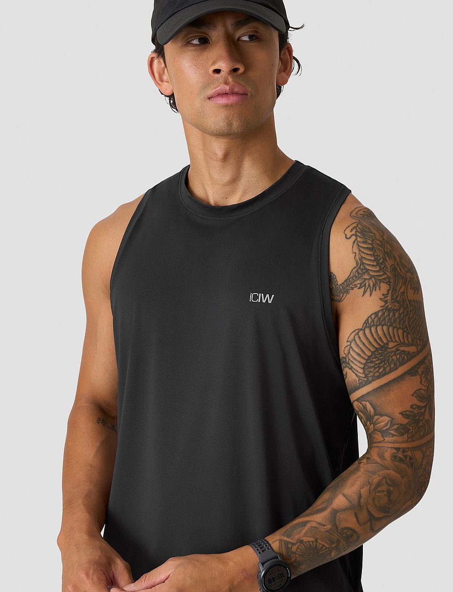 ICANIWILL - Mirage Cardio Tank Top M - tank tops - stormy grey - 5