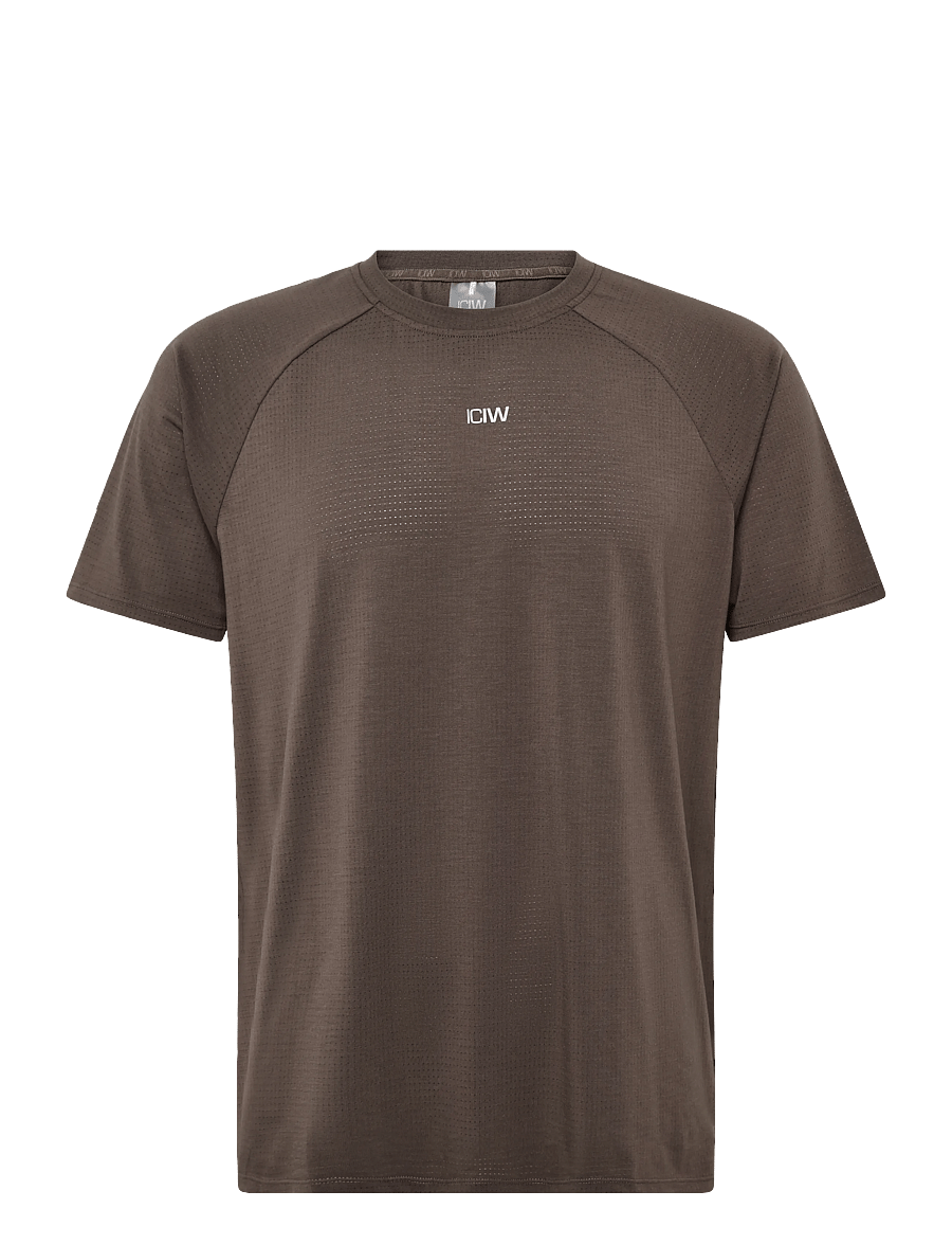 ICANIWILL - Stride Raglan Tee Dri-Release M - alussärgid ja t-särgid - emberwood - 1