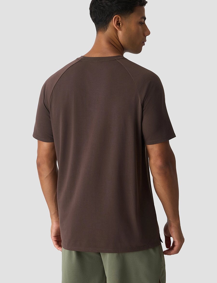 ICANIWILL - Stride Raglan Tee Dri-Release M - alussärgid ja t-särgid - emberwood - 3
