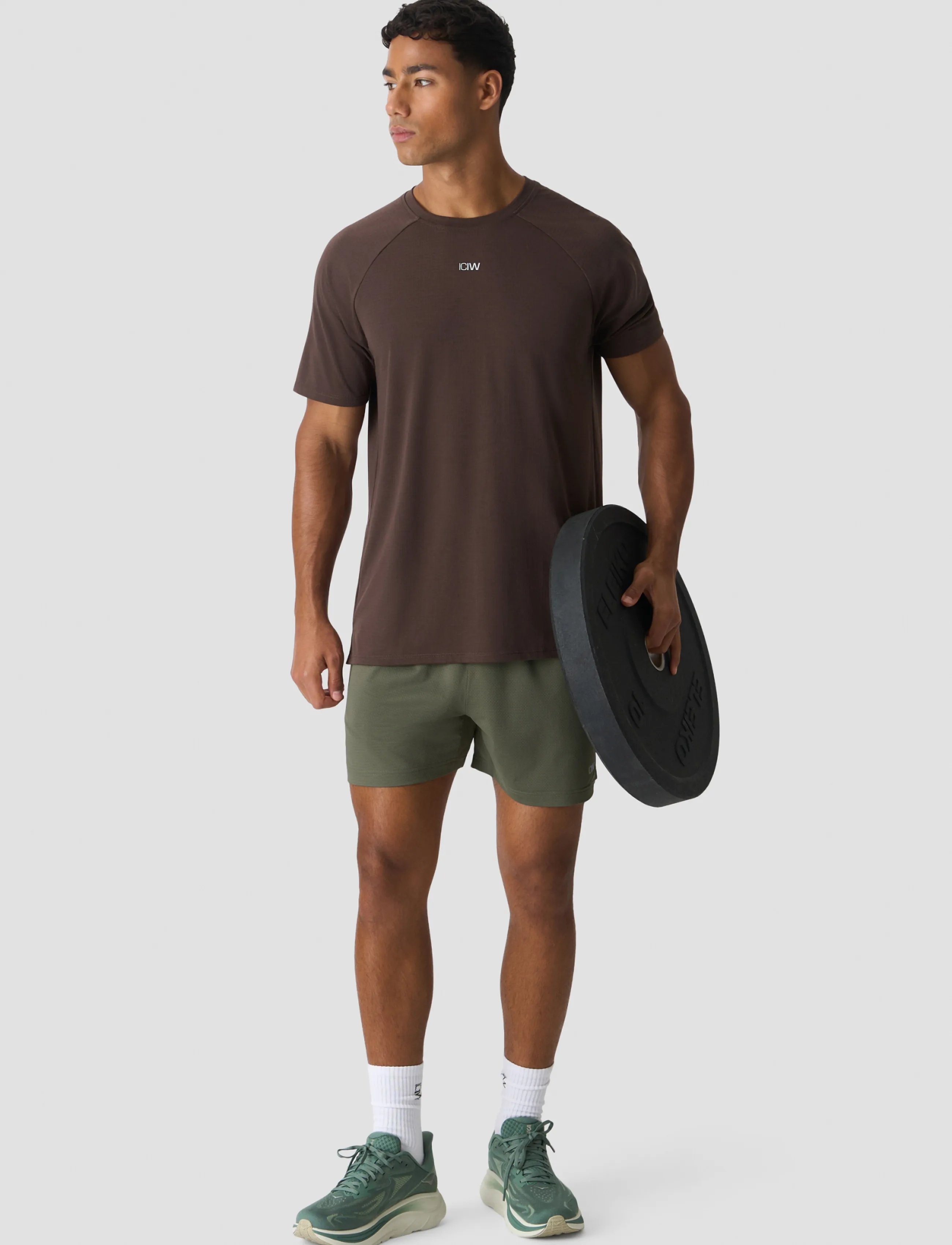 ICANIWILL - Stride Raglan Tee Dri-Release M - alussärgid ja t-särgid - emberwood - 5