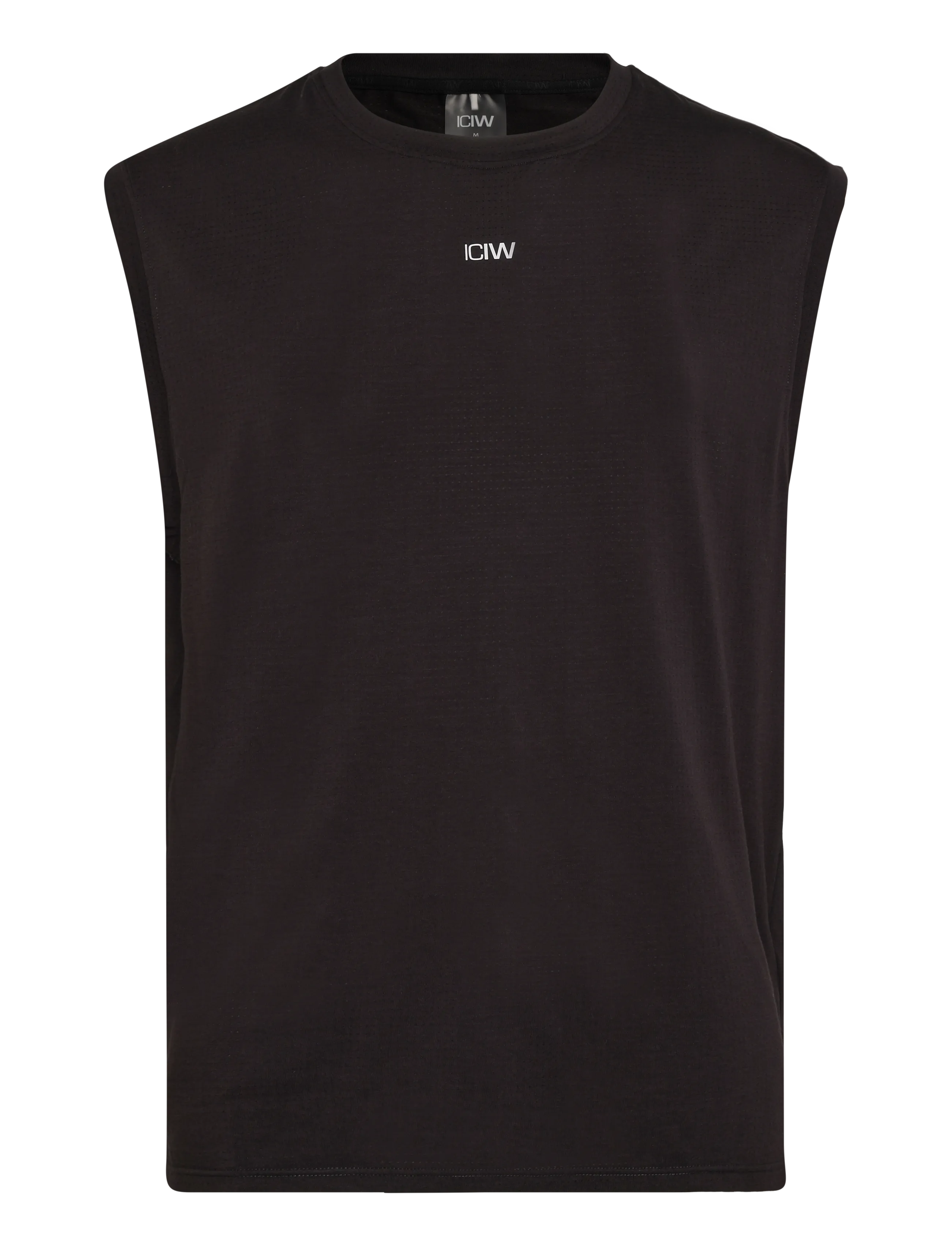 ICANIWILL Stride Sleeveless Tee Dri-Release M - Tøj - BLACK / black