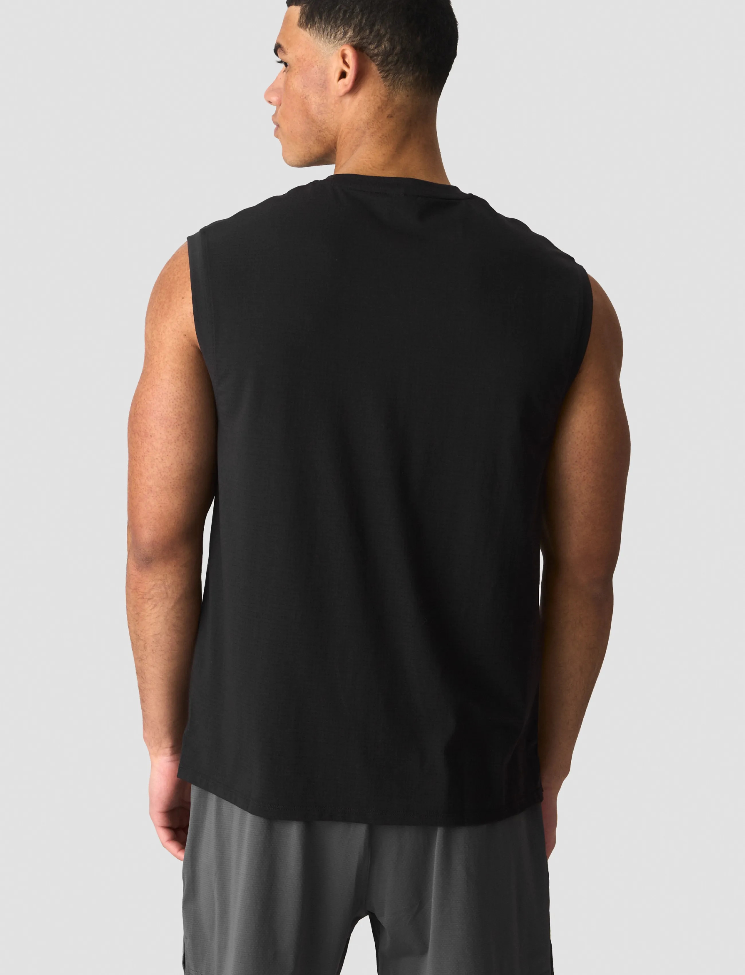 ICANIWILL - Stride Sleeveless Tee Dri-Release M - black - 4