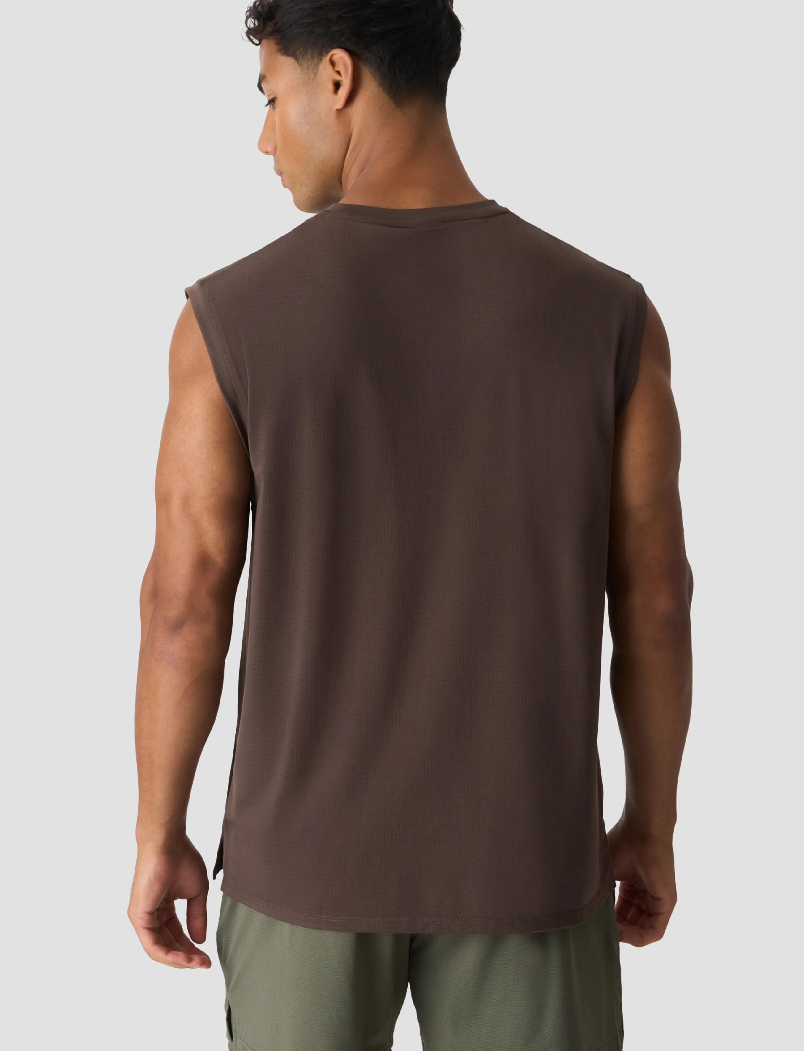 ICANIWILL - Stride Sleeveless Tee Dri-Release M - Õlapaeltega pluusid - emberwood - 3