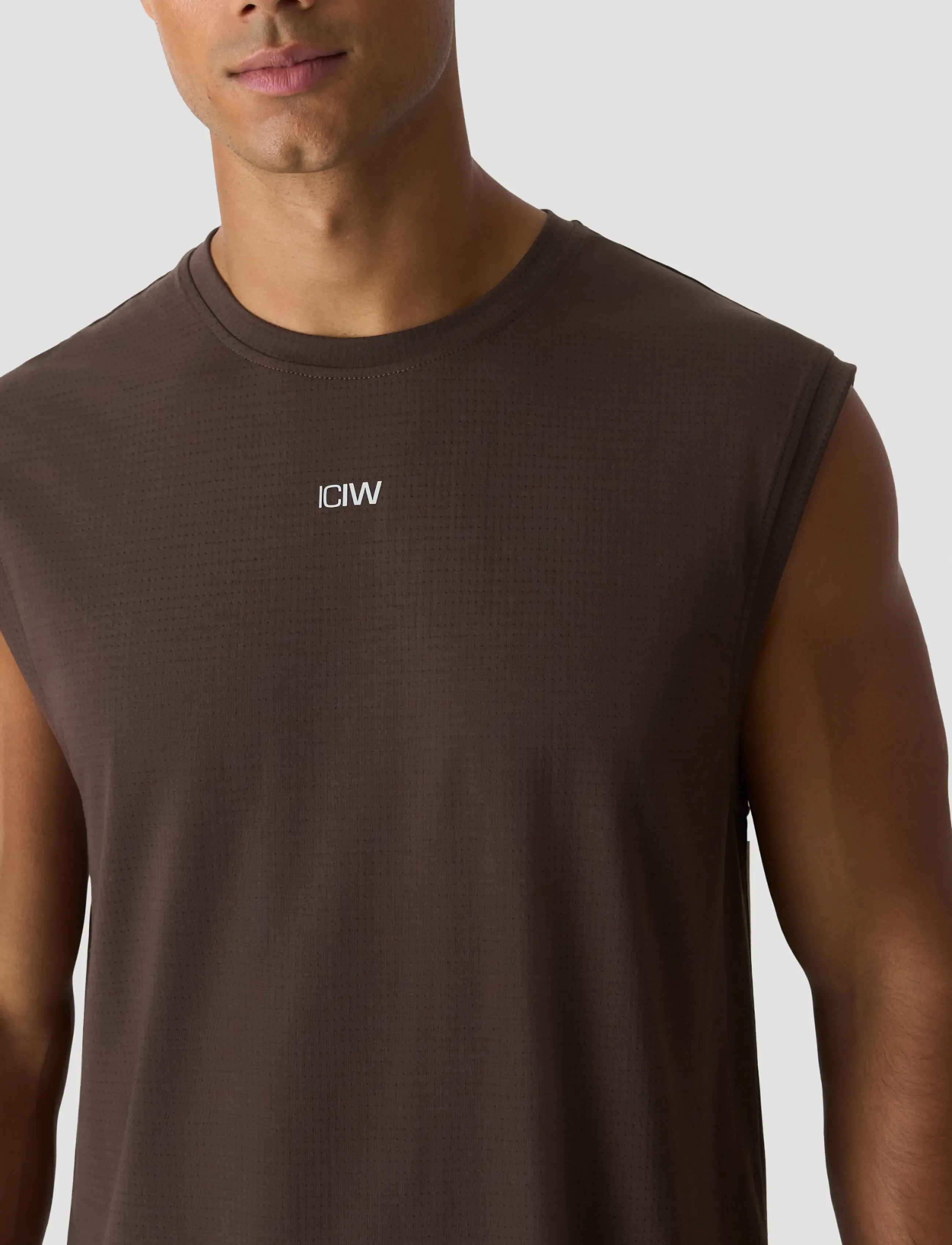 ICANIWILL - Stride Sleeveless Tee Dri-Release M - Õlapaeltega pluusid - emberwood - 5