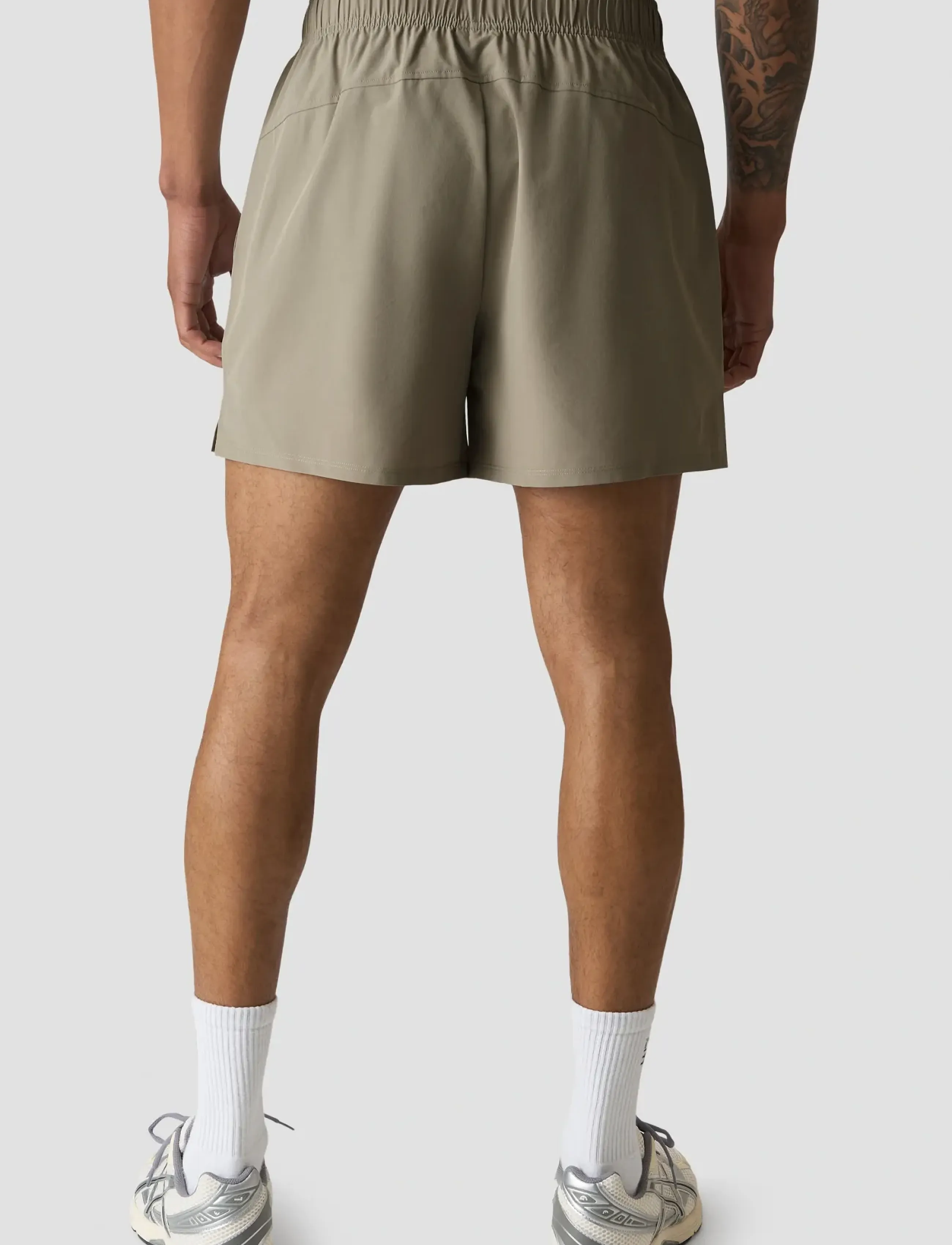 ICANIWILL - Training Shorts 5" M - light khaki green - 3