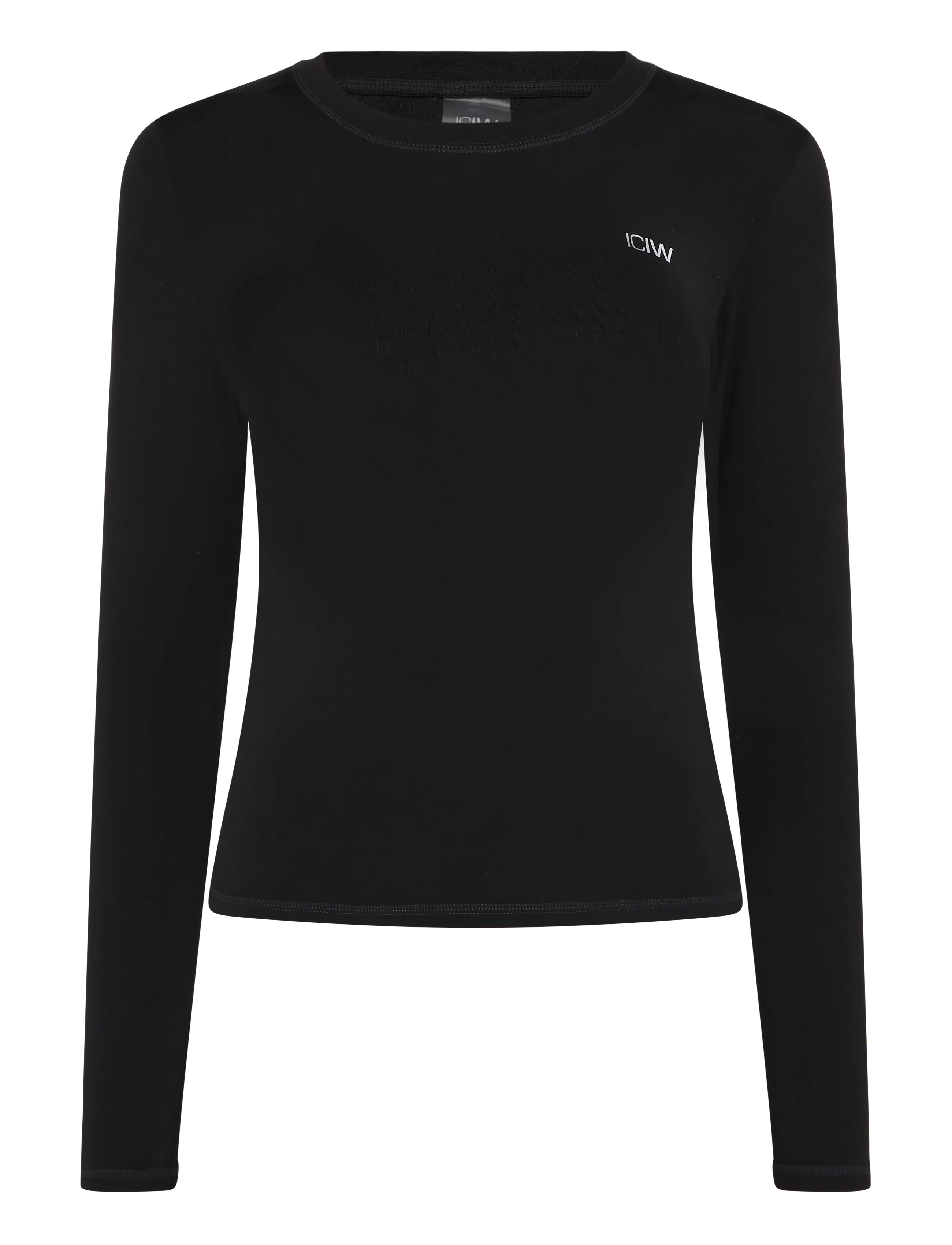 ICANIWILL Luxe Long Sleeve W - Overdele - BLACK / black