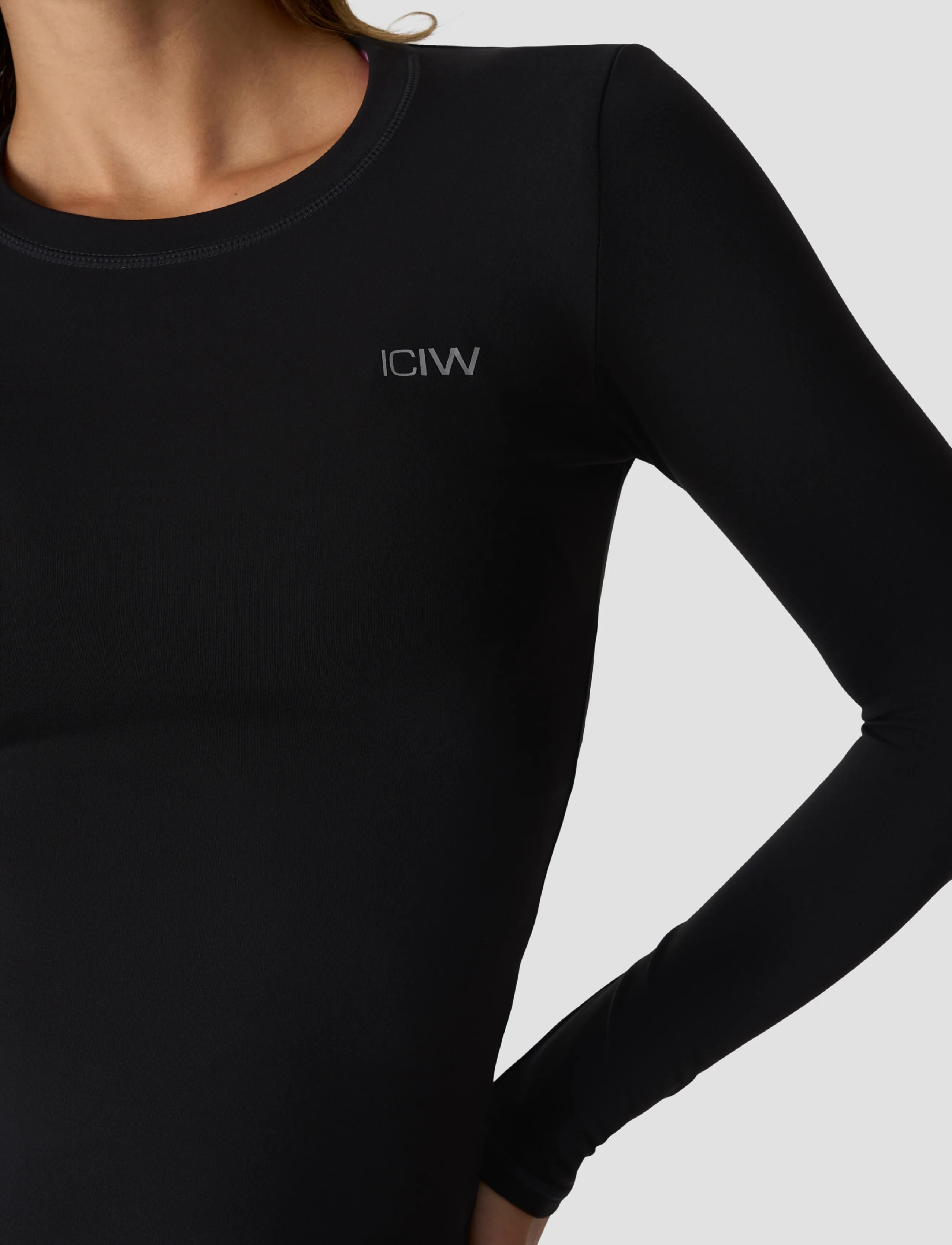 ICANIWILL - Luxe Long Sleeve W - langærmede t-shirts - black - 5