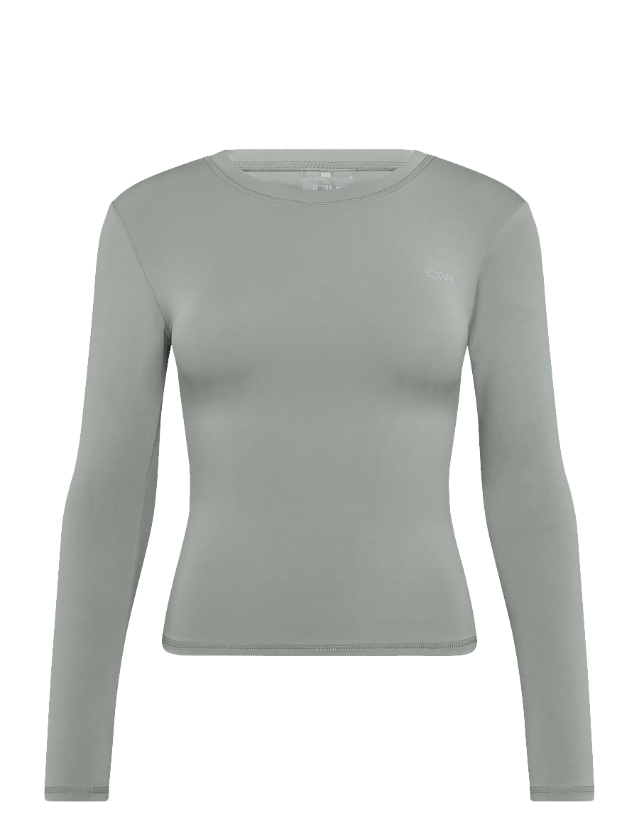 ICANIWILL - Luxe Long Sleeve W - pikkade varrukatega alussärgid - dusty sage green - 1
