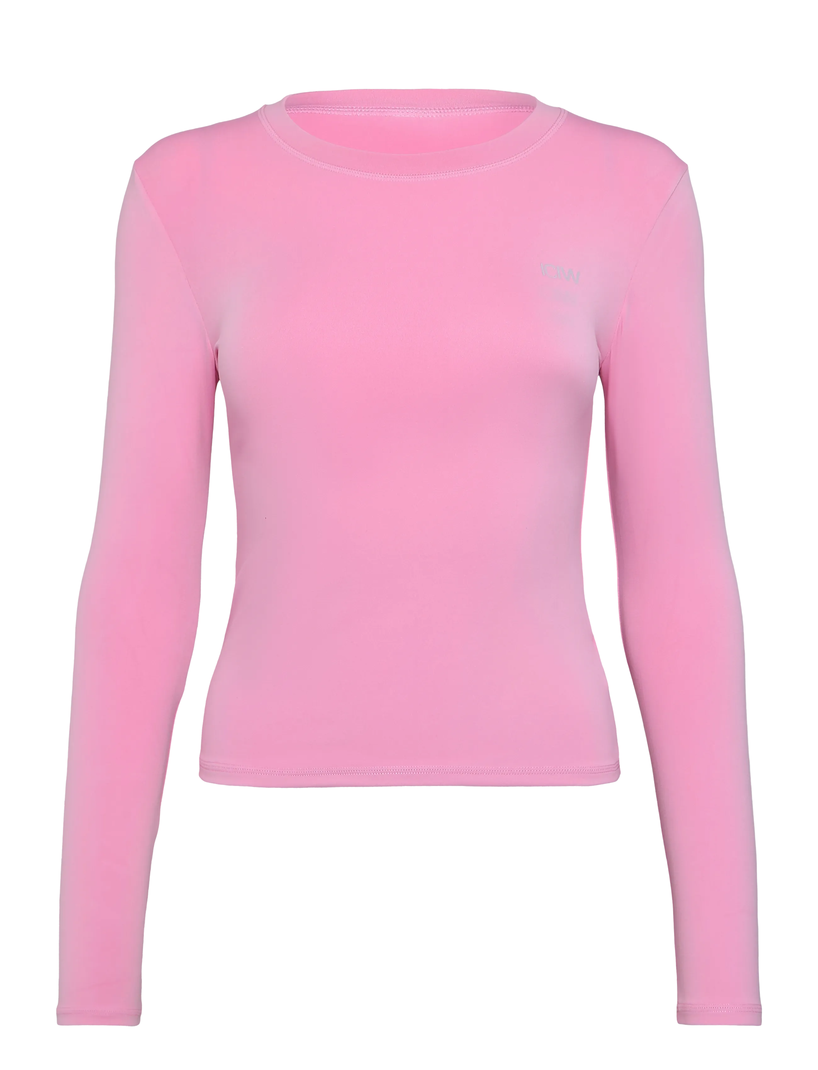ICANIWILL Luxe Long Sleeve W - Toppe & T-shirts - SOFT ROSE PINK / pink/rose
