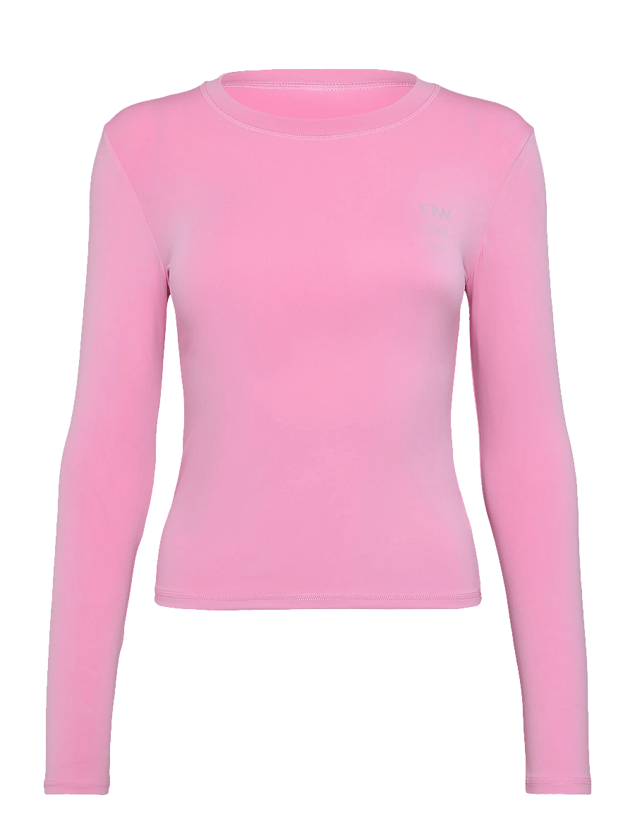 ICANIWILL - Luxe Long Sleeve W - langarmshirts - soft rose pink - 1