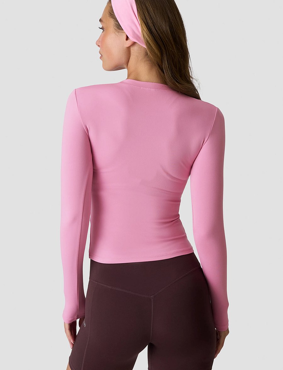 ICANIWILL - Luxe Long Sleeve W - langarmshirts - soft rose pink - 3
