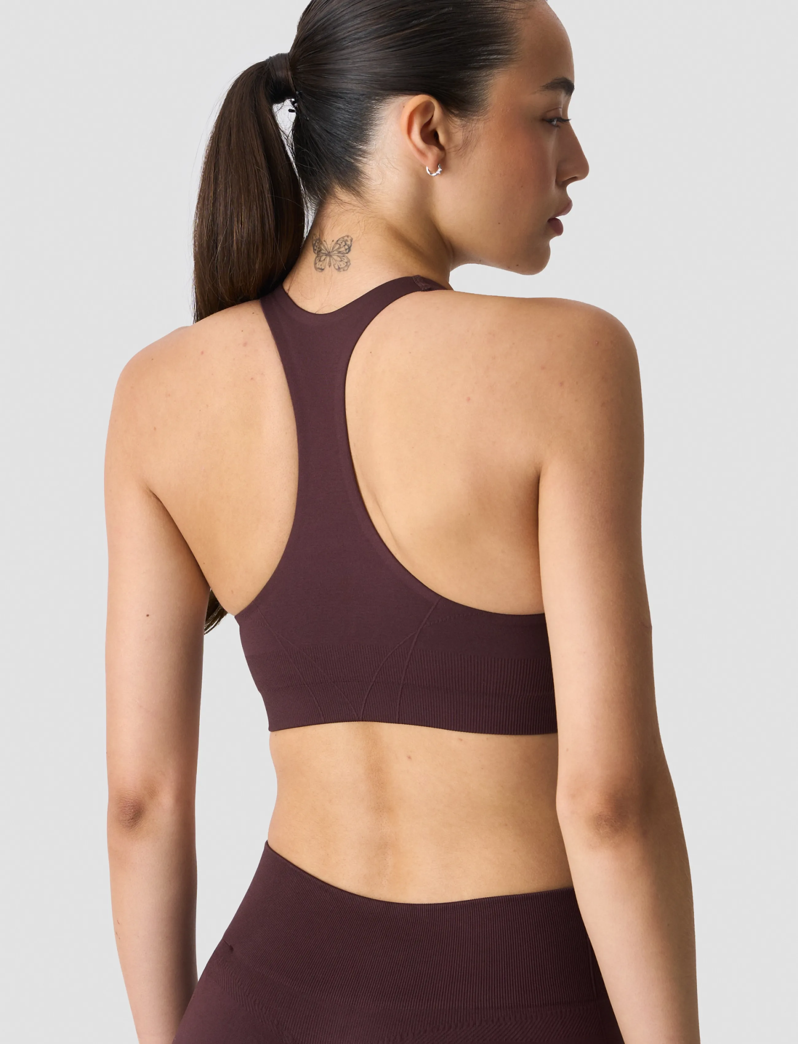 ICANIWILL - Shape Mid Support Sports Bra W - sports-bh'er - espresso - 3
