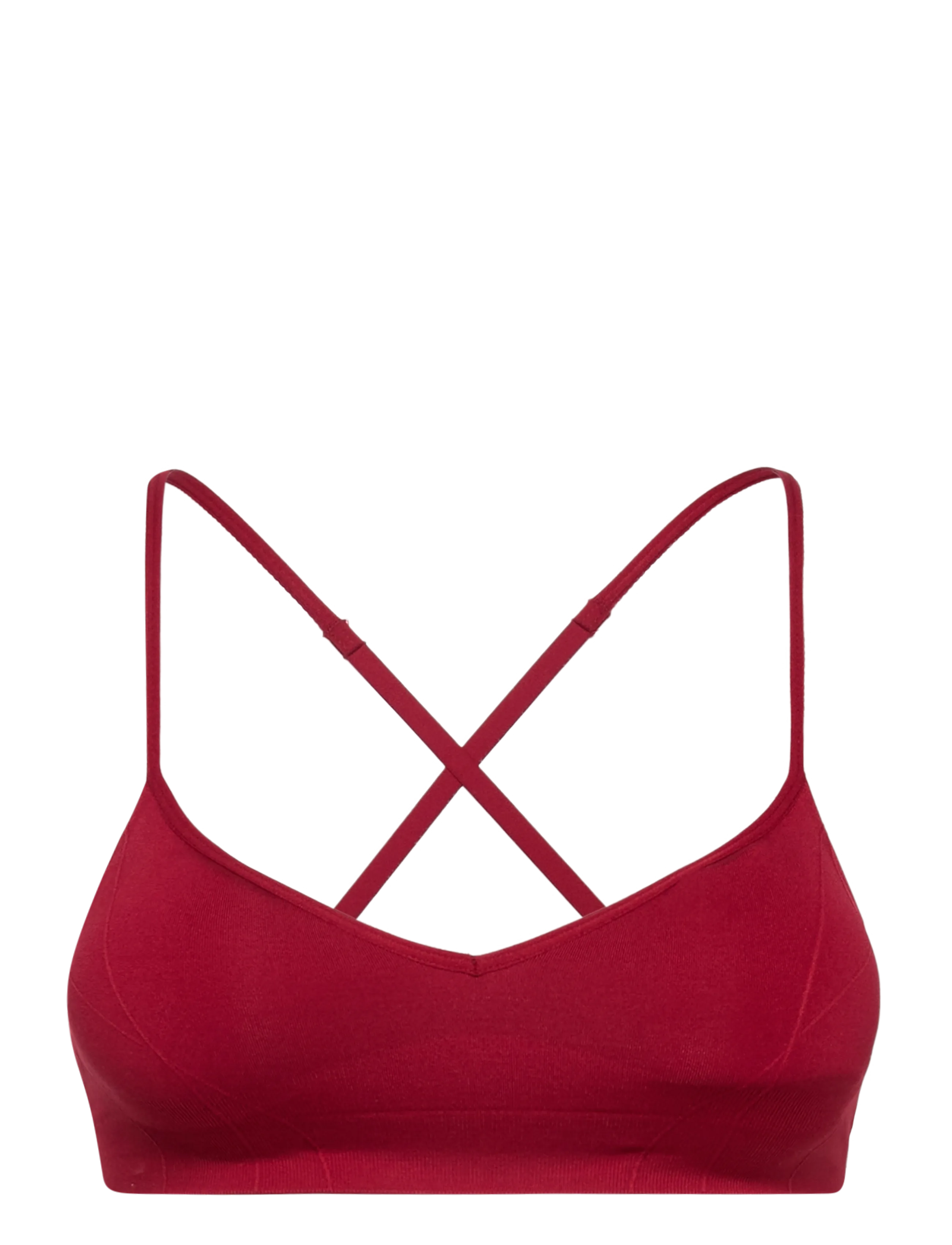 ICANIWILL Shape Strappy Sports Bra W - ICANIWILL - DARK BERRY / burgundy