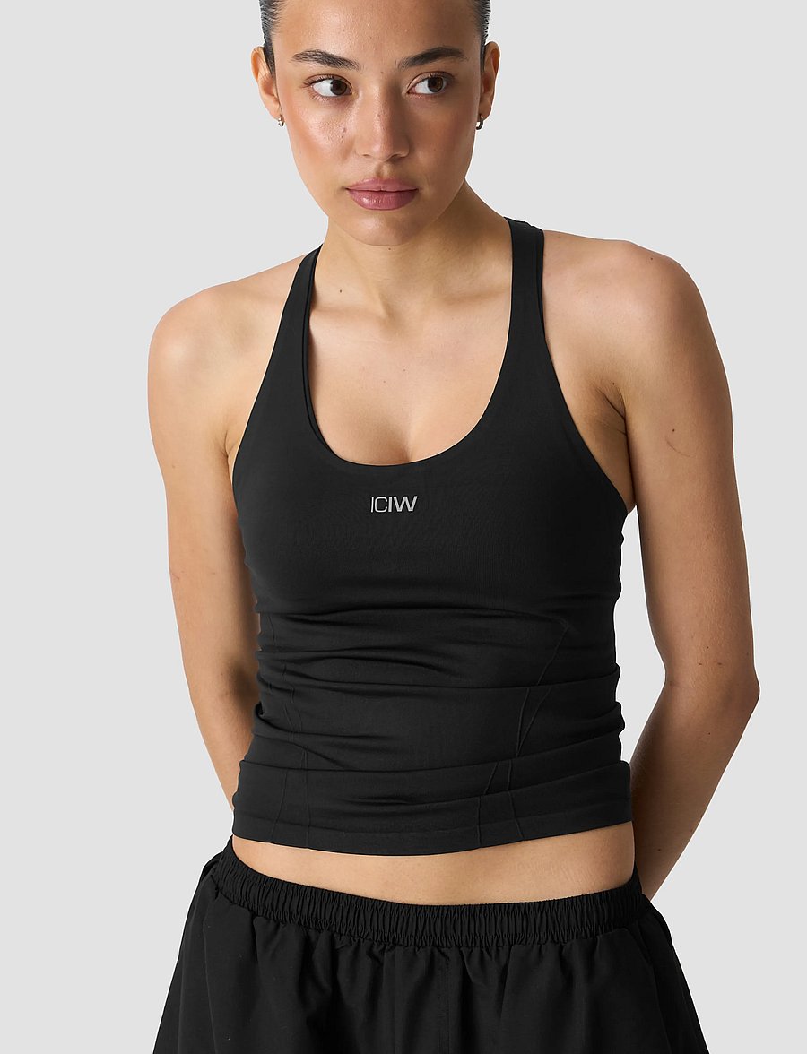 ICANIWILL - Shape Tank Top W - tank tops - black - 5