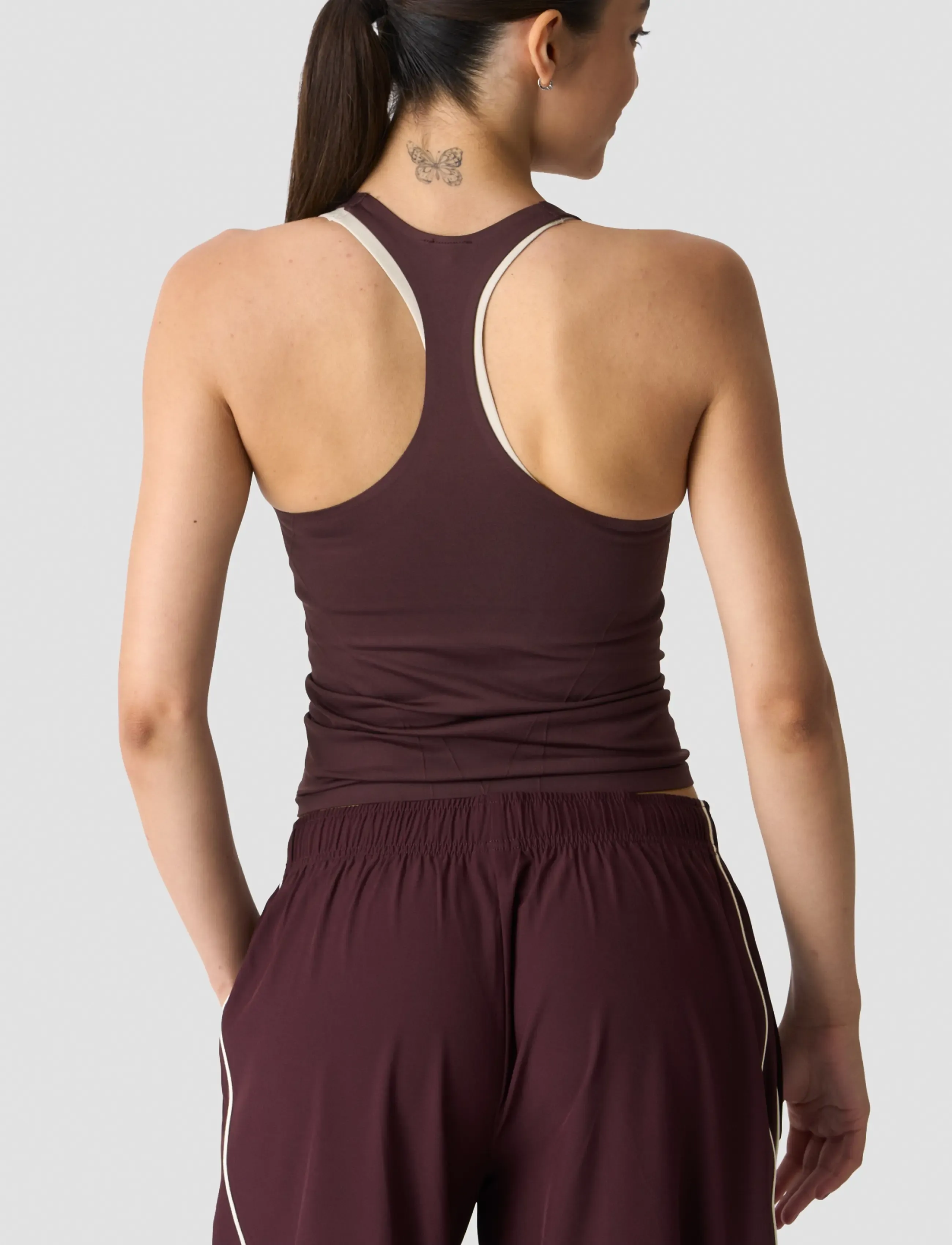 ICANIWILL - Shape Tank Top W - tank tops - espresso - 3