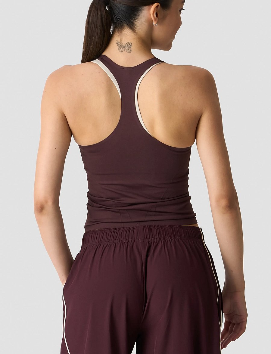 ICANIWILL - Shape Tank Top W - tank tops - espresso - 3