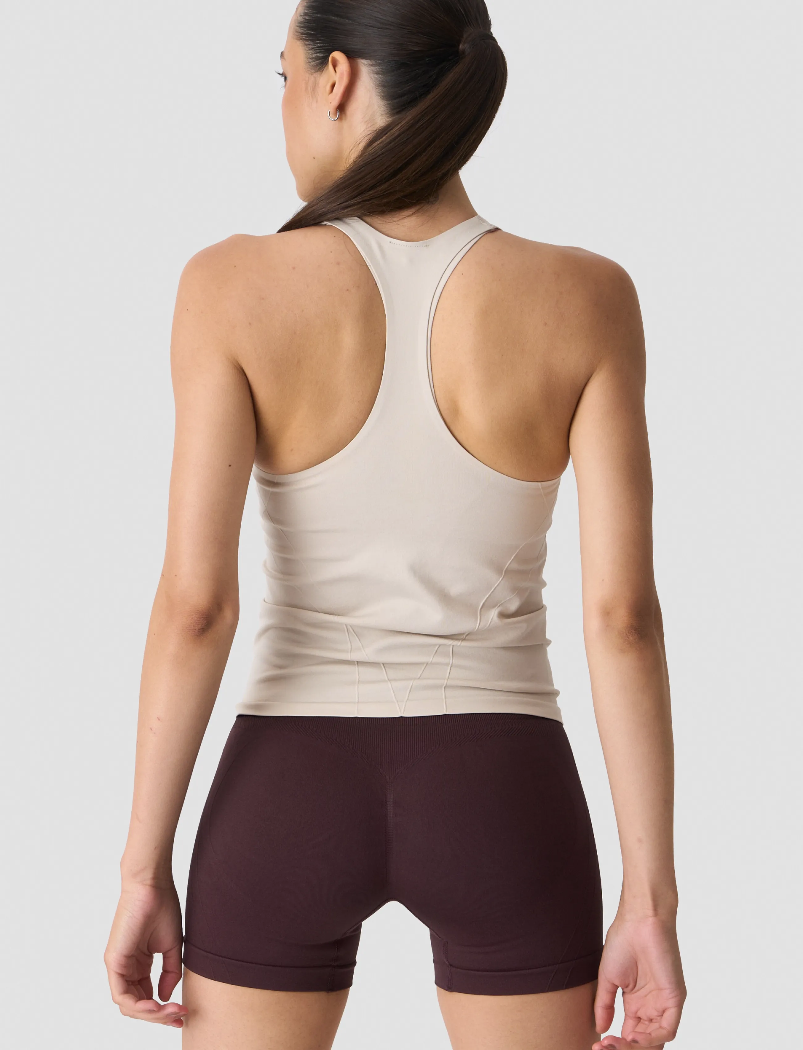 ICANIWILL - Shape Tank Top W - tank tops - light beige - 3