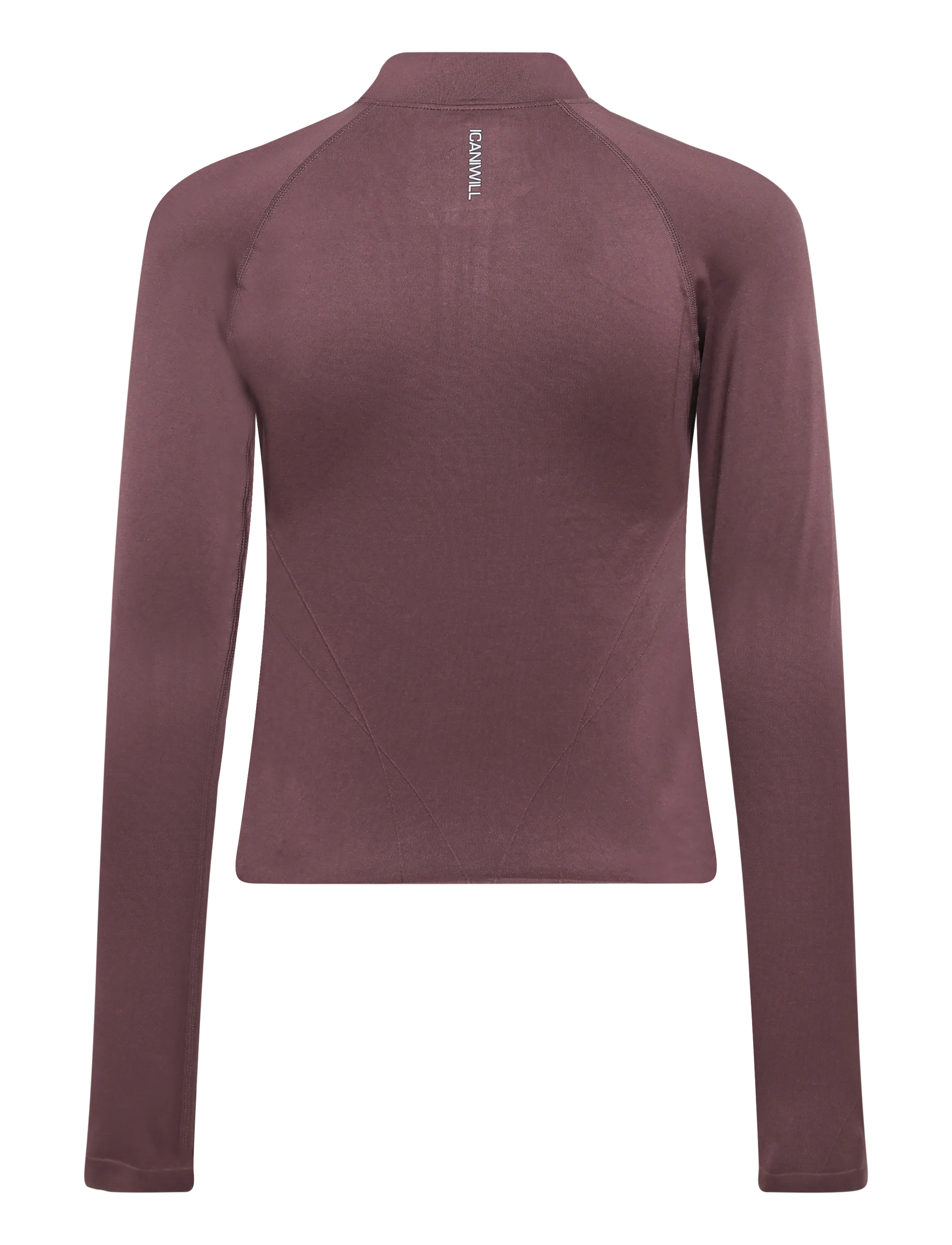 ICANIWILL - Shape 1/2 Zip Long Sleeve W - espresso - 2
