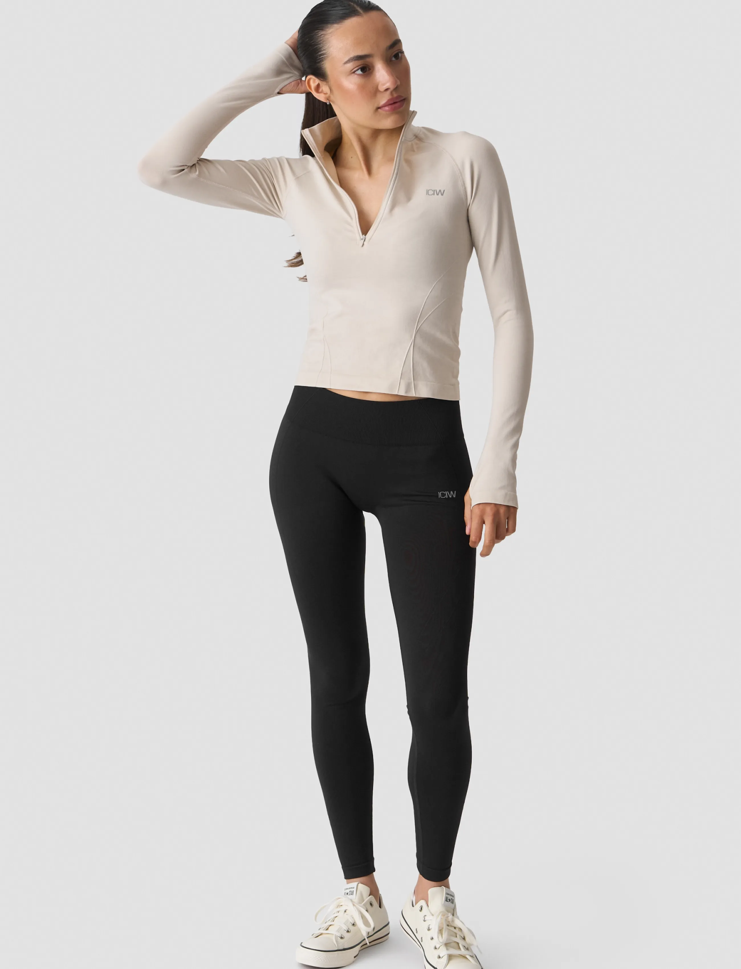 ICANIWILL Shape 1/2 Zip Long Sleeve långärmade tröjor dam – bild 8