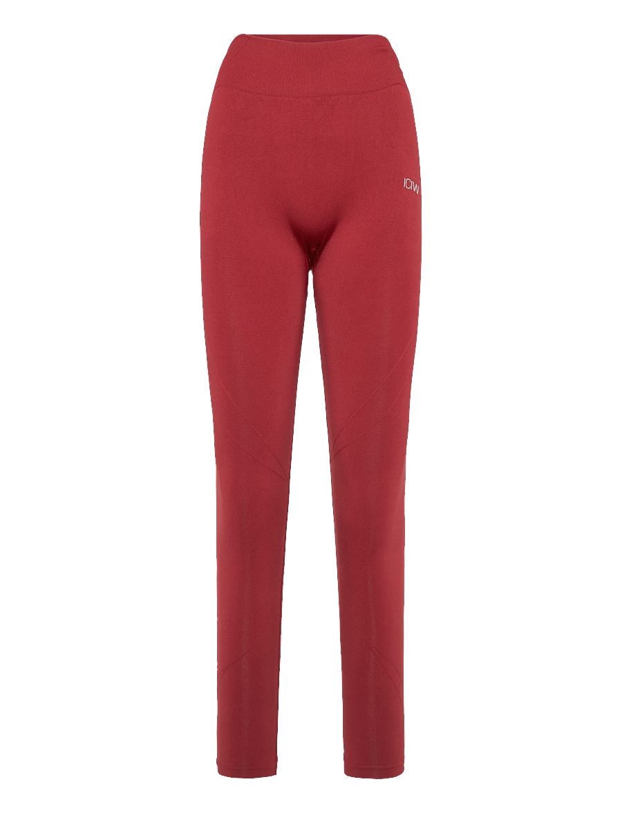 ICANIWILL - Shape Mid Waist Tights W - seamless tights - dark berry - 1