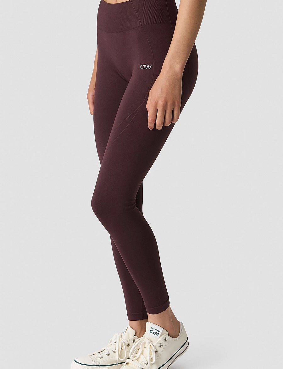 ICANIWILL - Shape Mid Waist Tights W - seamless tights - espresso - 3
