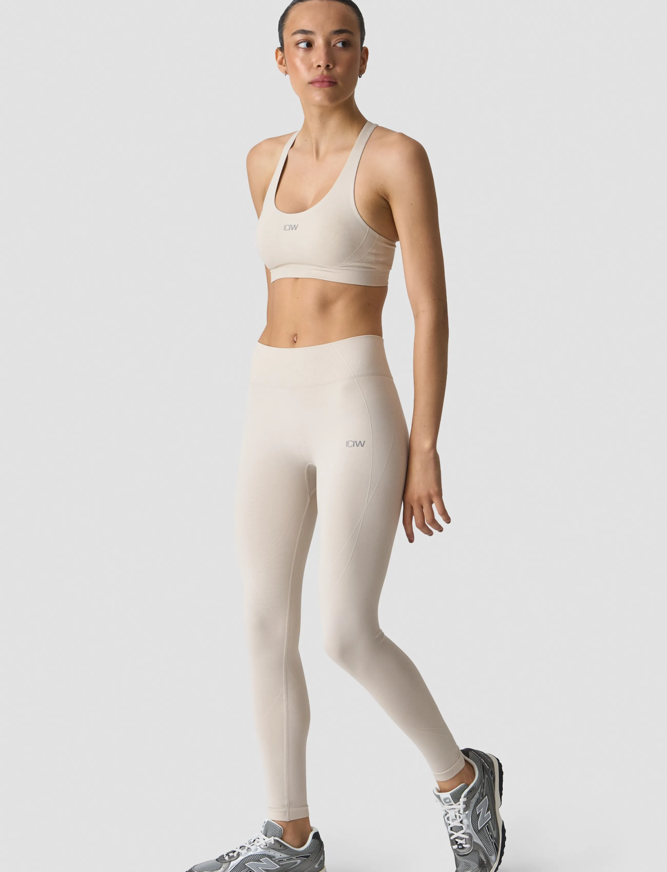ICANIWILL - Shape Mid Waist Tights W - seamless tights - light beige - 5