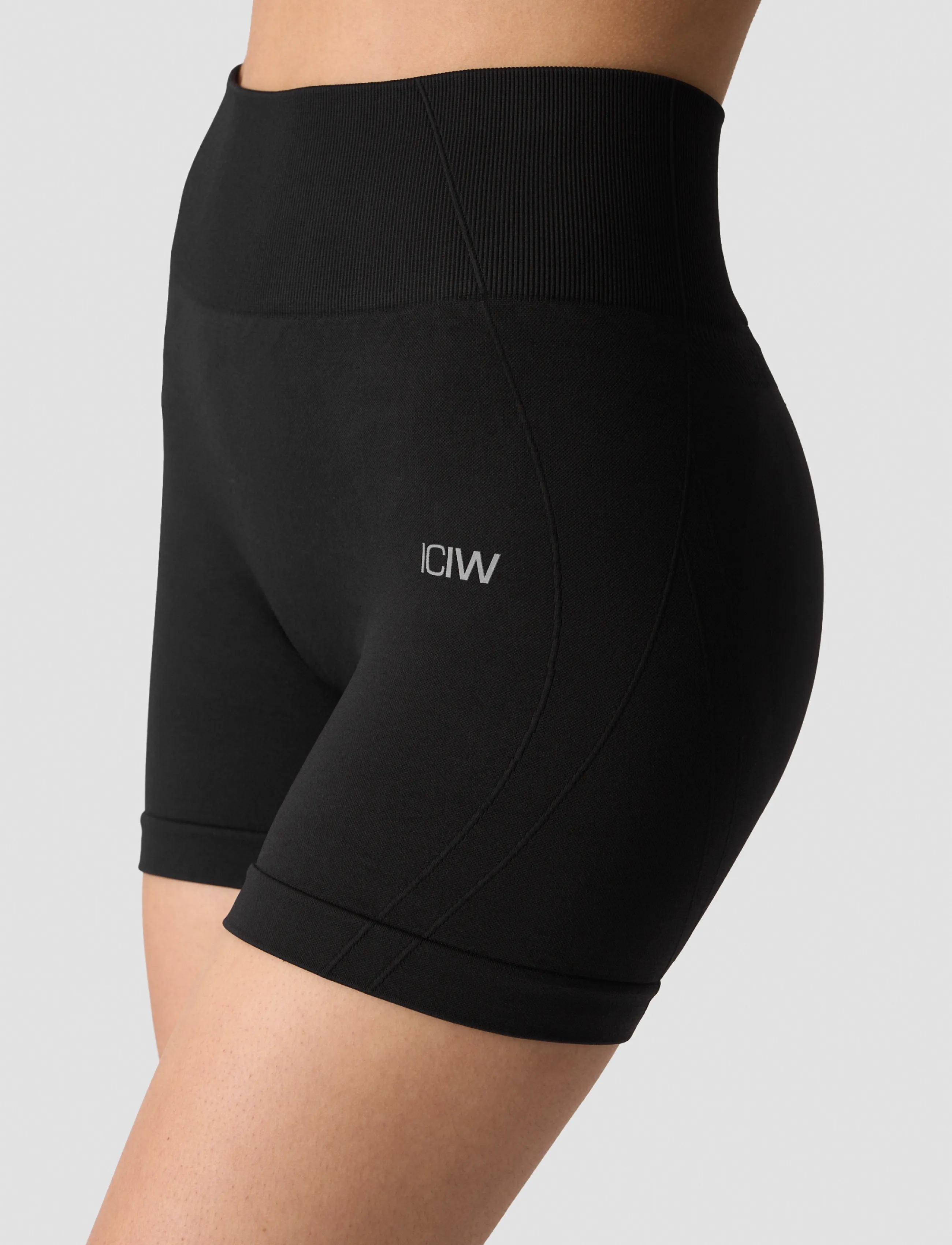 ICANIWILL - Shape High Waist Shorts W - træningsshorts - black - 4