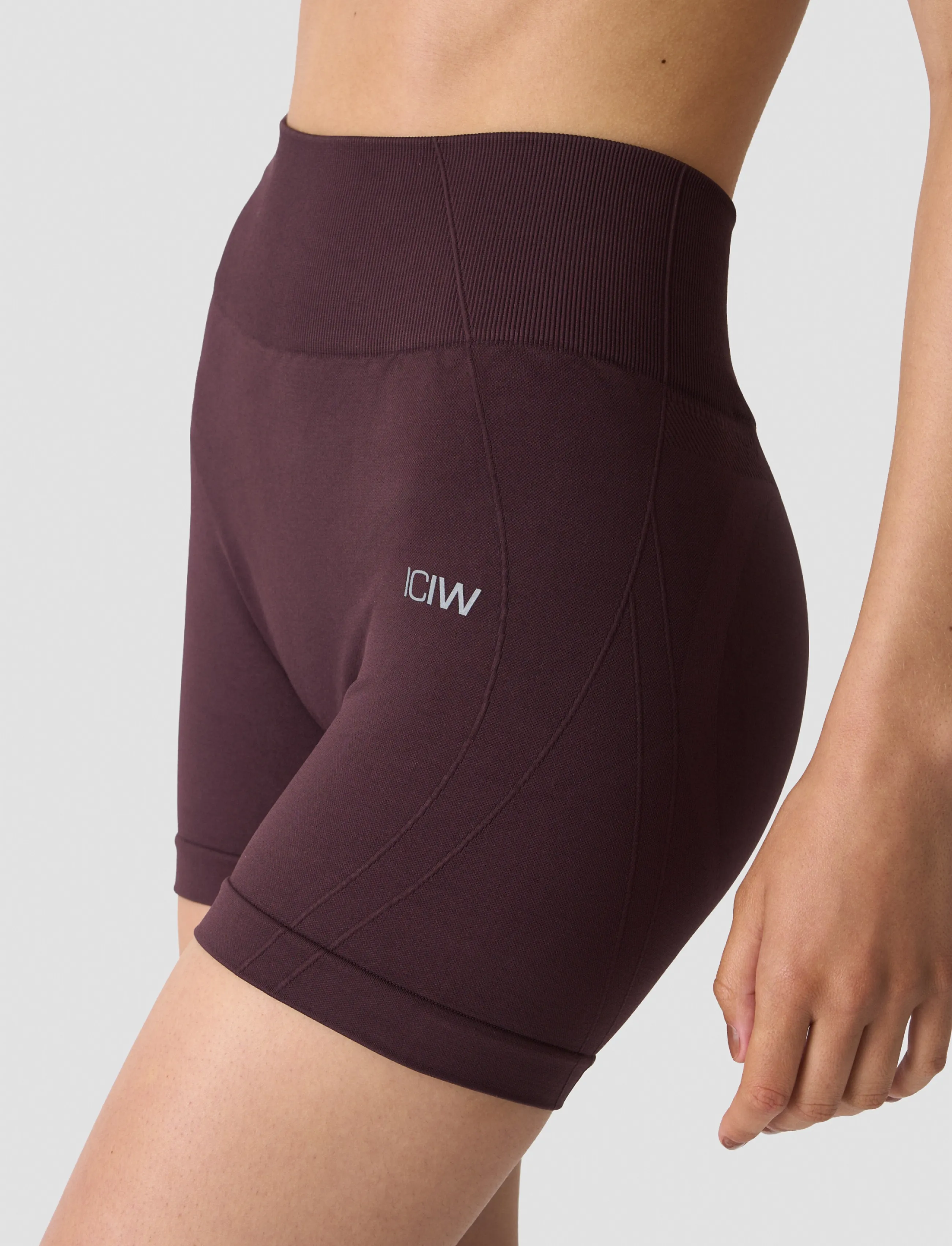 ICANIWILL - Shape High Waist Shorts W - träningsshorts - espresso - 4