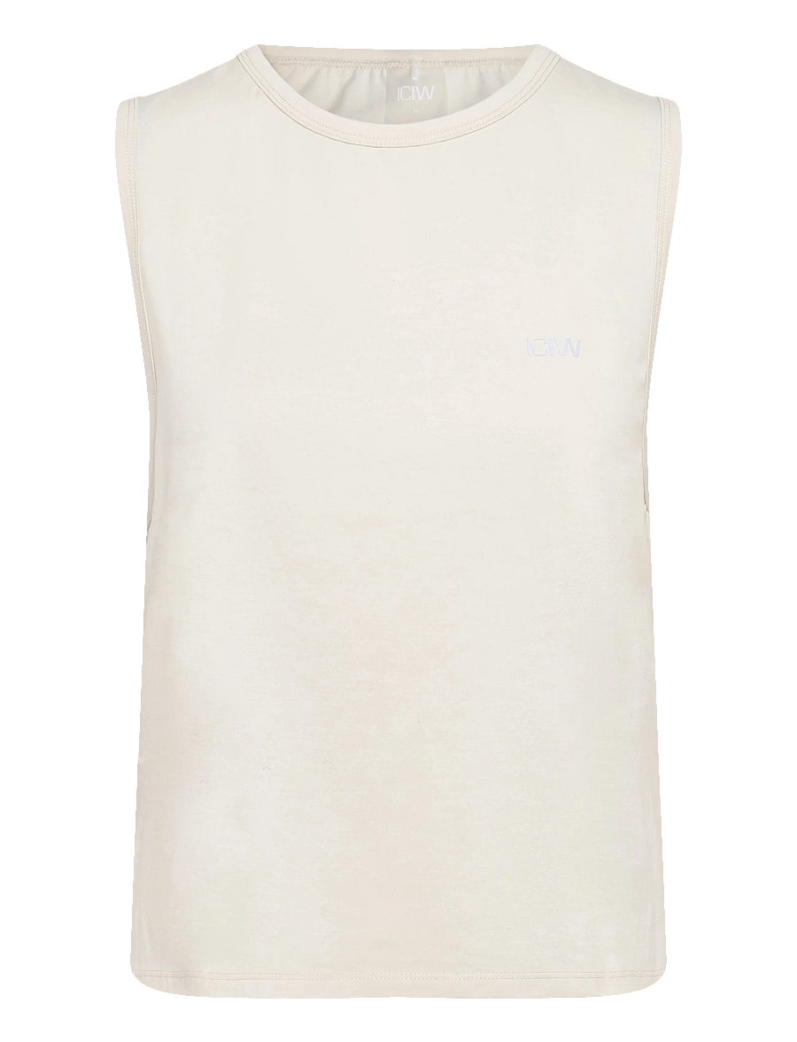 ICANIWILL - Mirage Cropped Singlet W - nabapluusid - pale lemon - 1