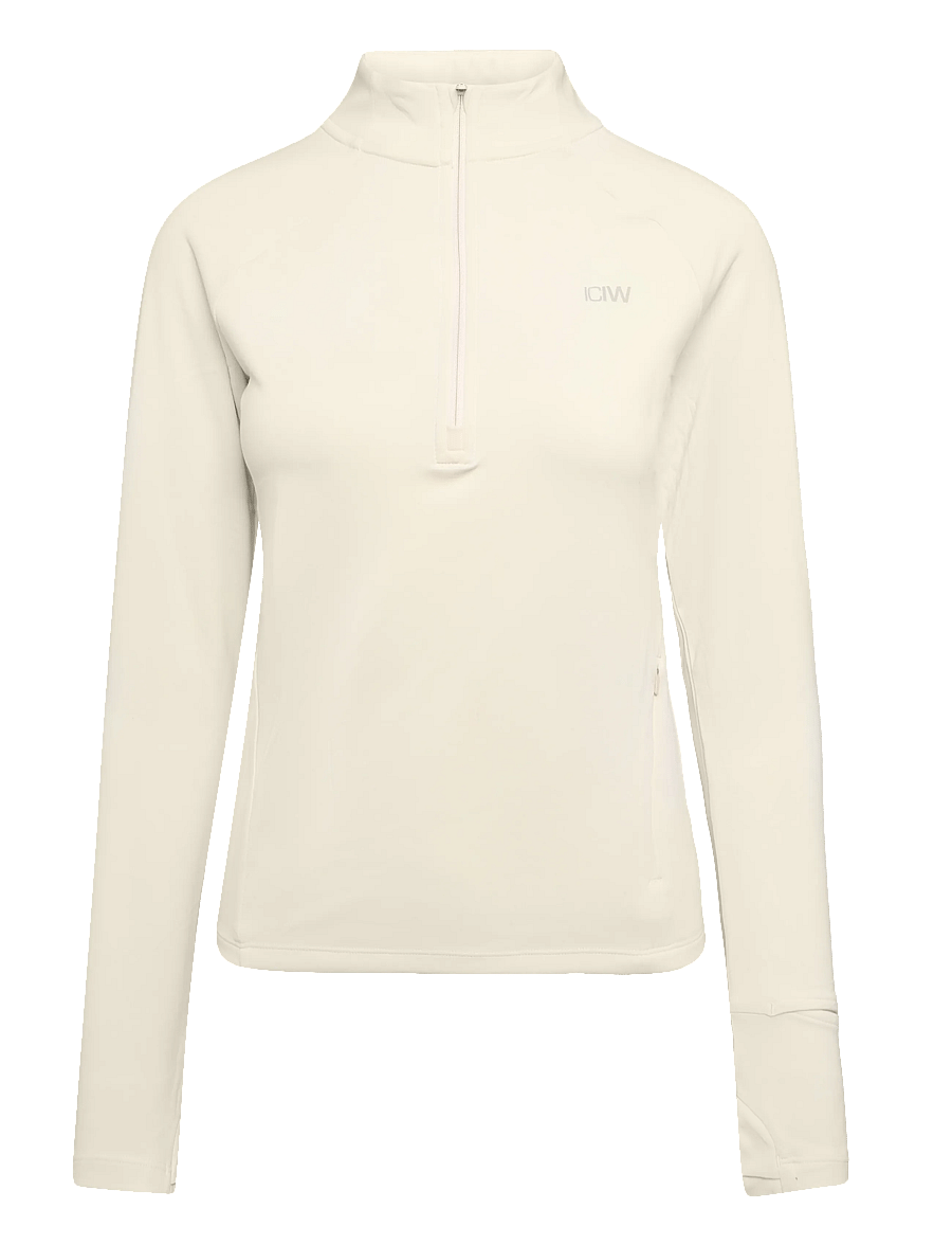 ICANIWILL - Mirage Midlayer 1/2 Zip W - pale lemon - 1