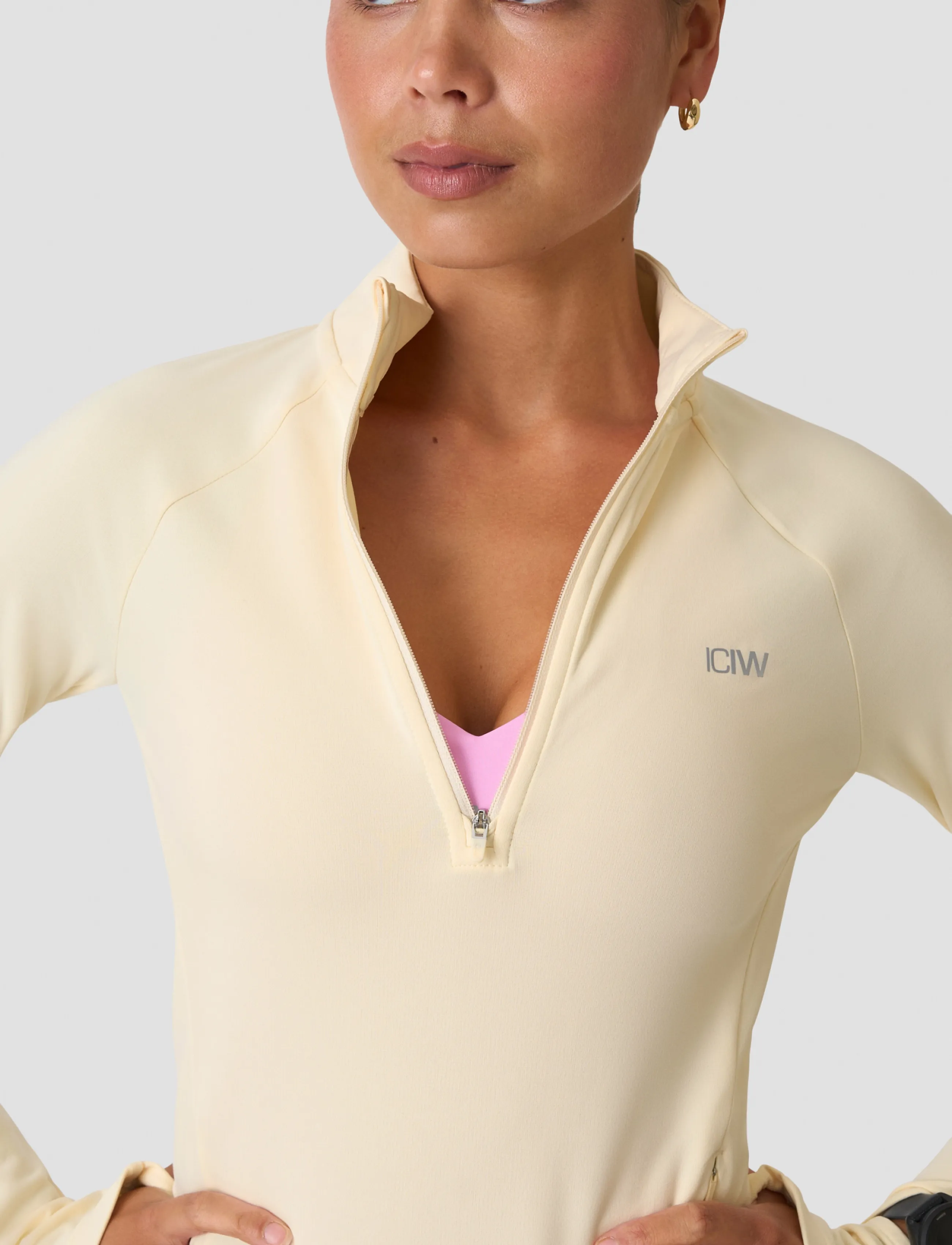 ICANIWILL - Mirage Midlayer 1/2 Zip W - pale lemon - 5