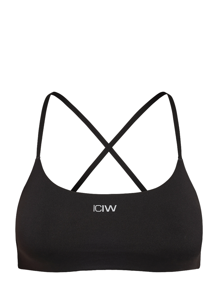 ICANIWILL - Luxe Strappy Sports Bra W - sport bh:ar - black - 1